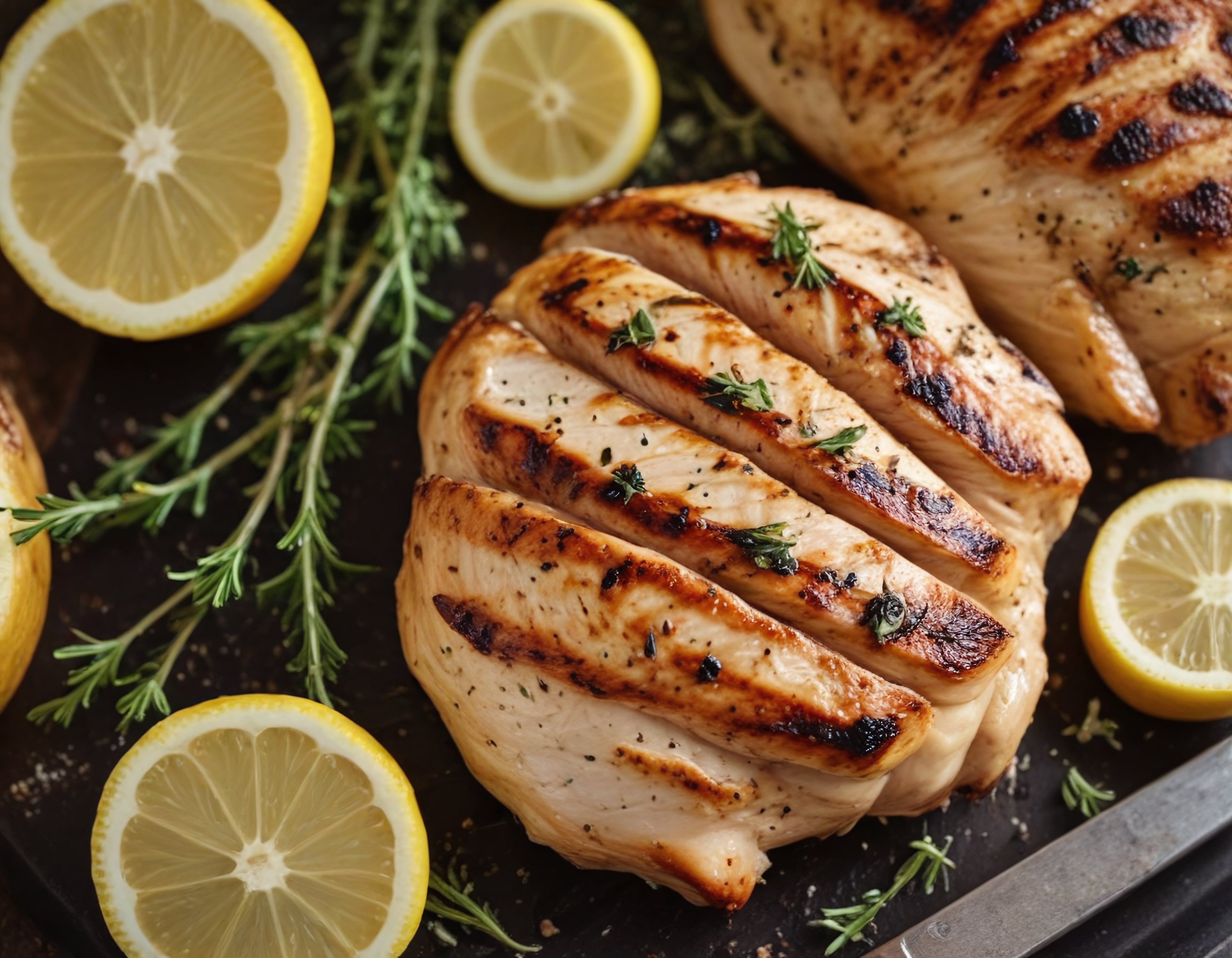 Limon ve Biberiyeli Izgara Tavuk Göğsü: Lezzetli ve Sağlıklı Yemek Tarifi