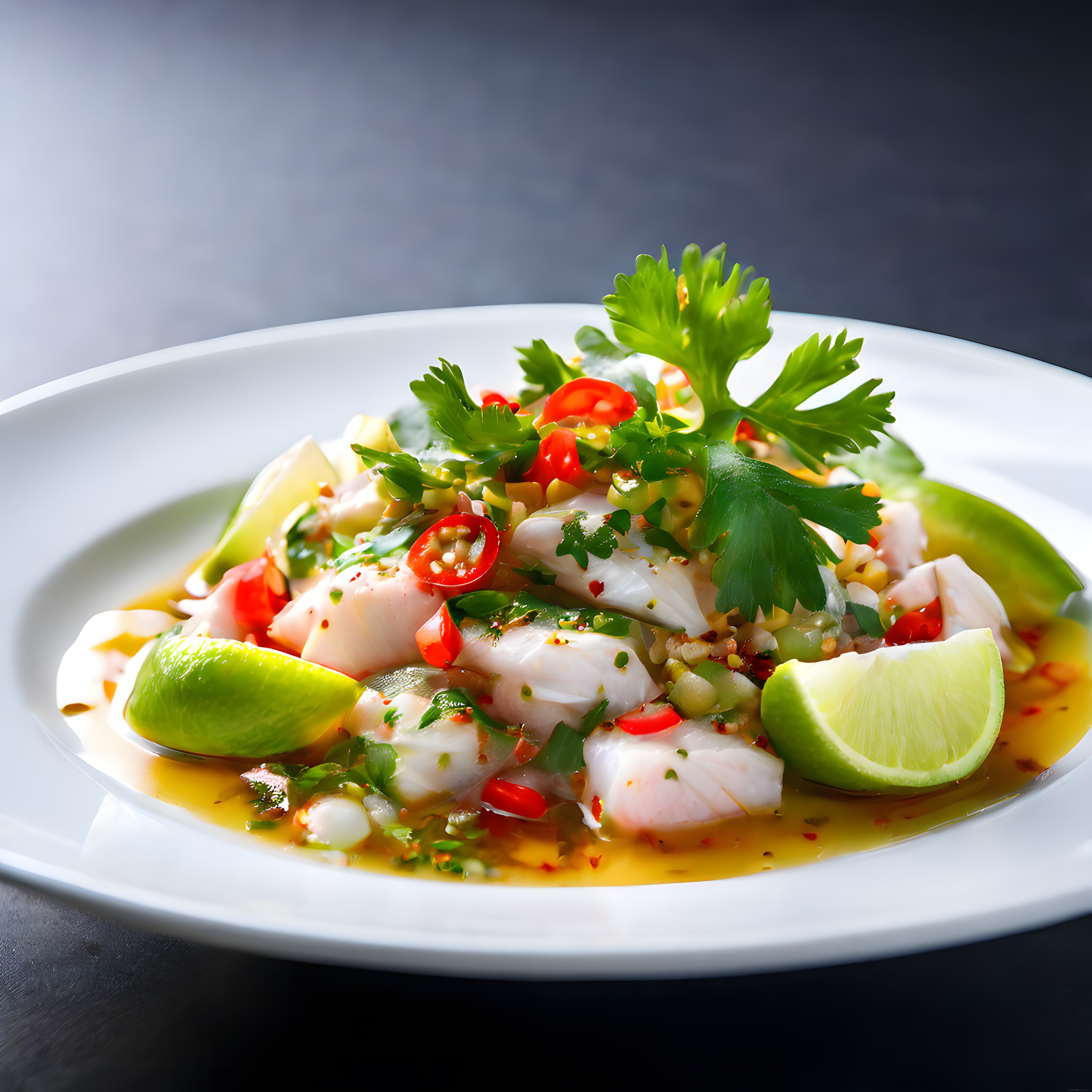 Limonlu Avokadolu Çiğ Balık Ceviche: Peru Mutfağının Gözde Egzotik Lezzeti