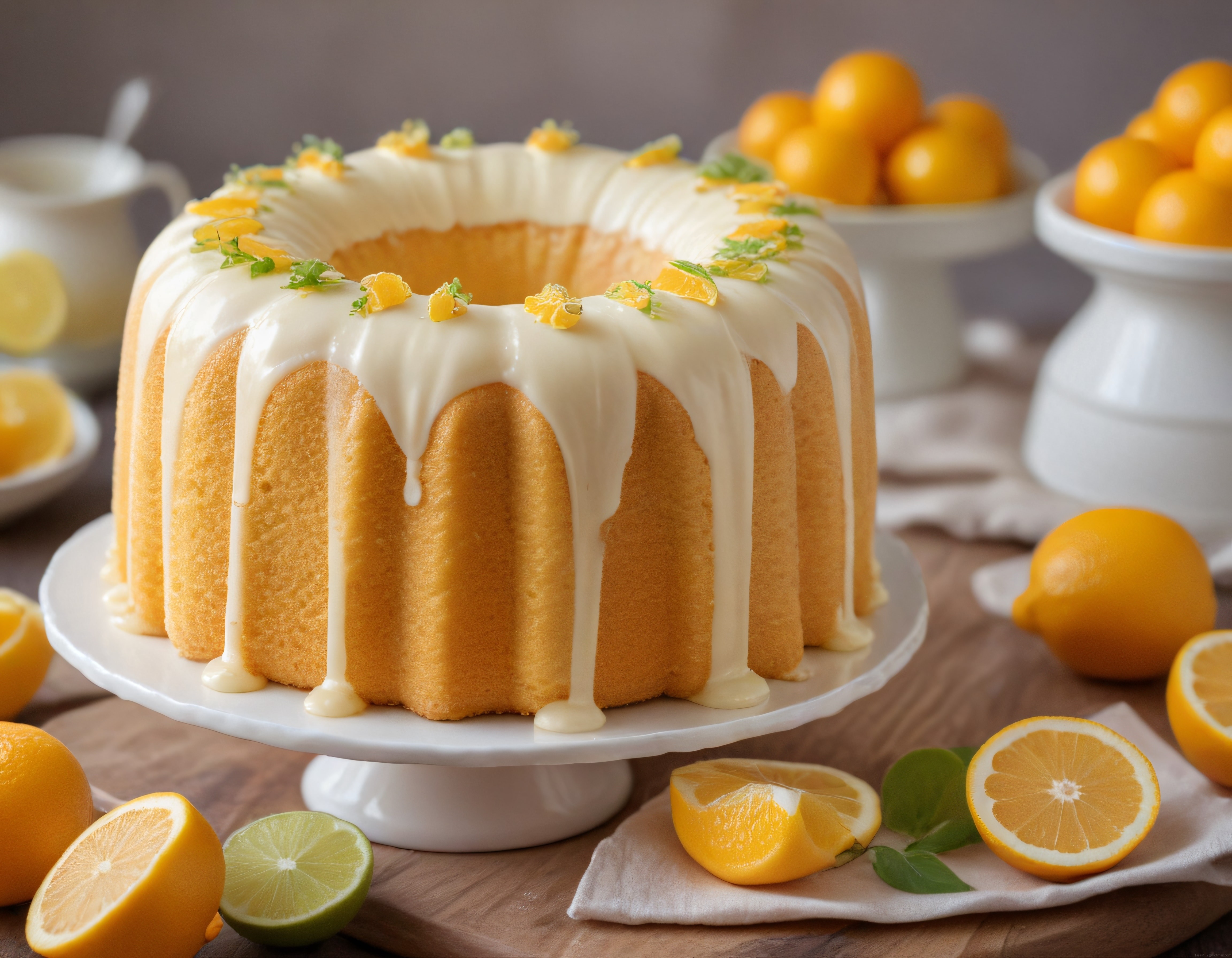 Limonlu Glazürlü Kek Tarifi: Ev Yapımı Nemli ve Hafif Tatlı
