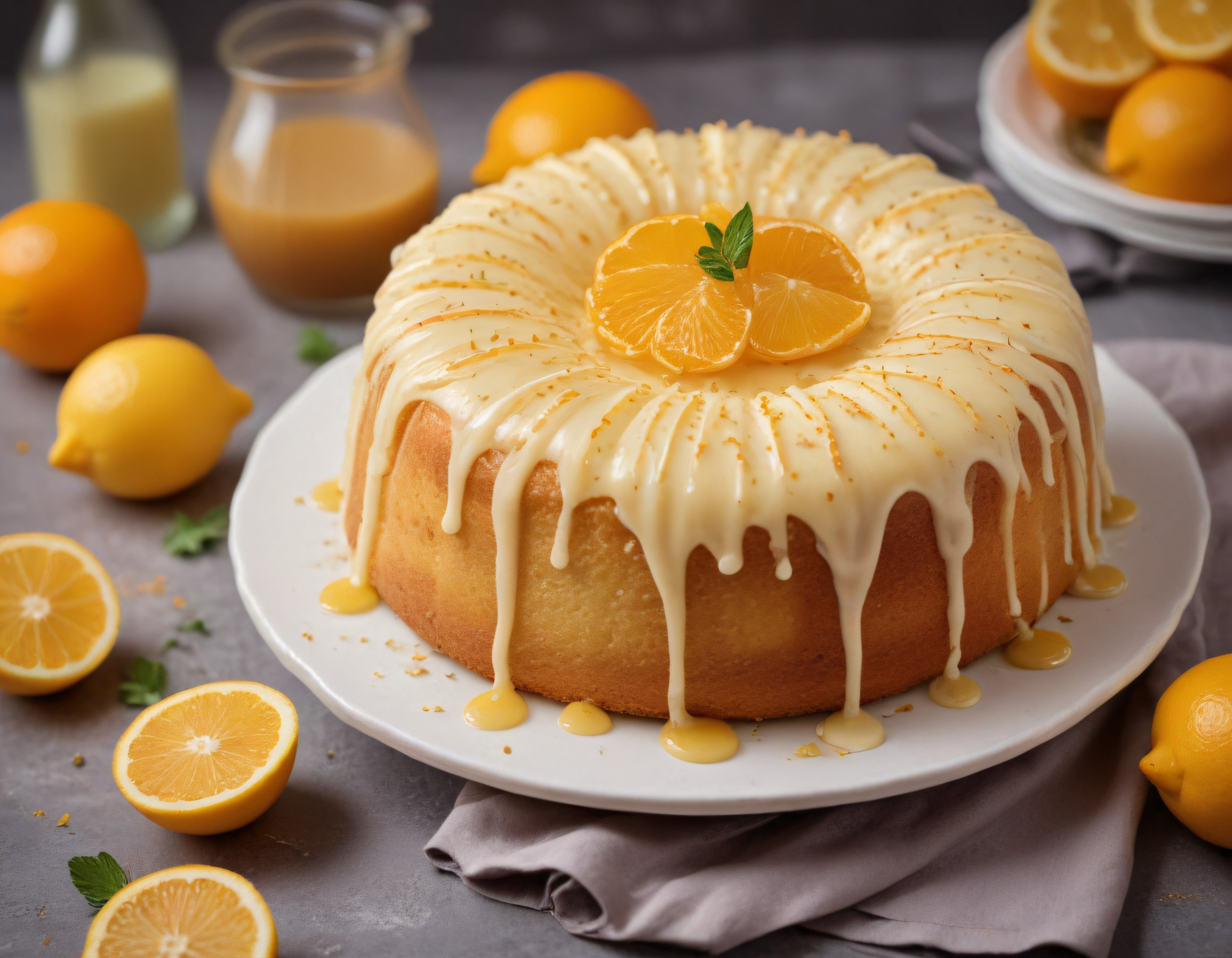 Limonlu Kek: Nemli Dokusu ve Beyaz Çikolata Sosuyla Özel Tatlı Tarifi
