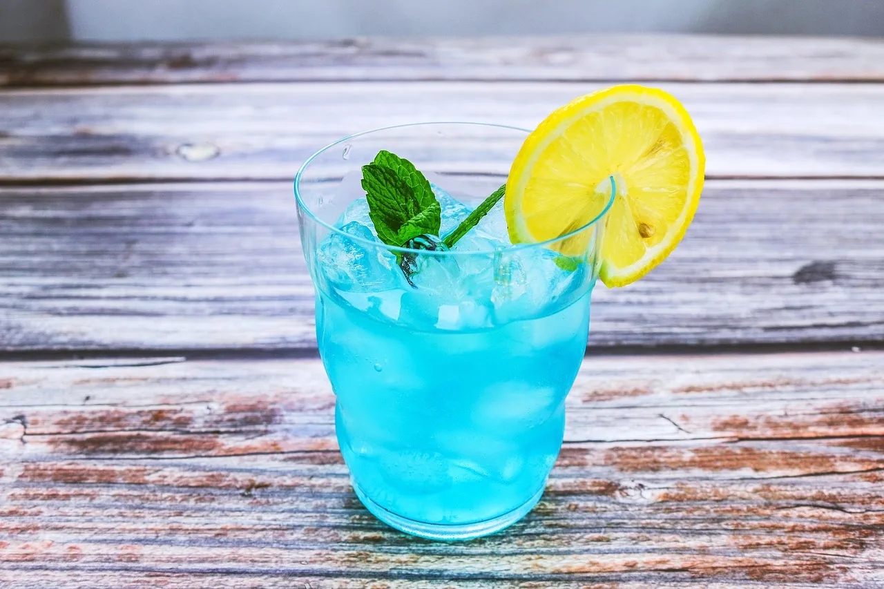 Limonlu nane kokteyl fotoğrafı - ferah içecek