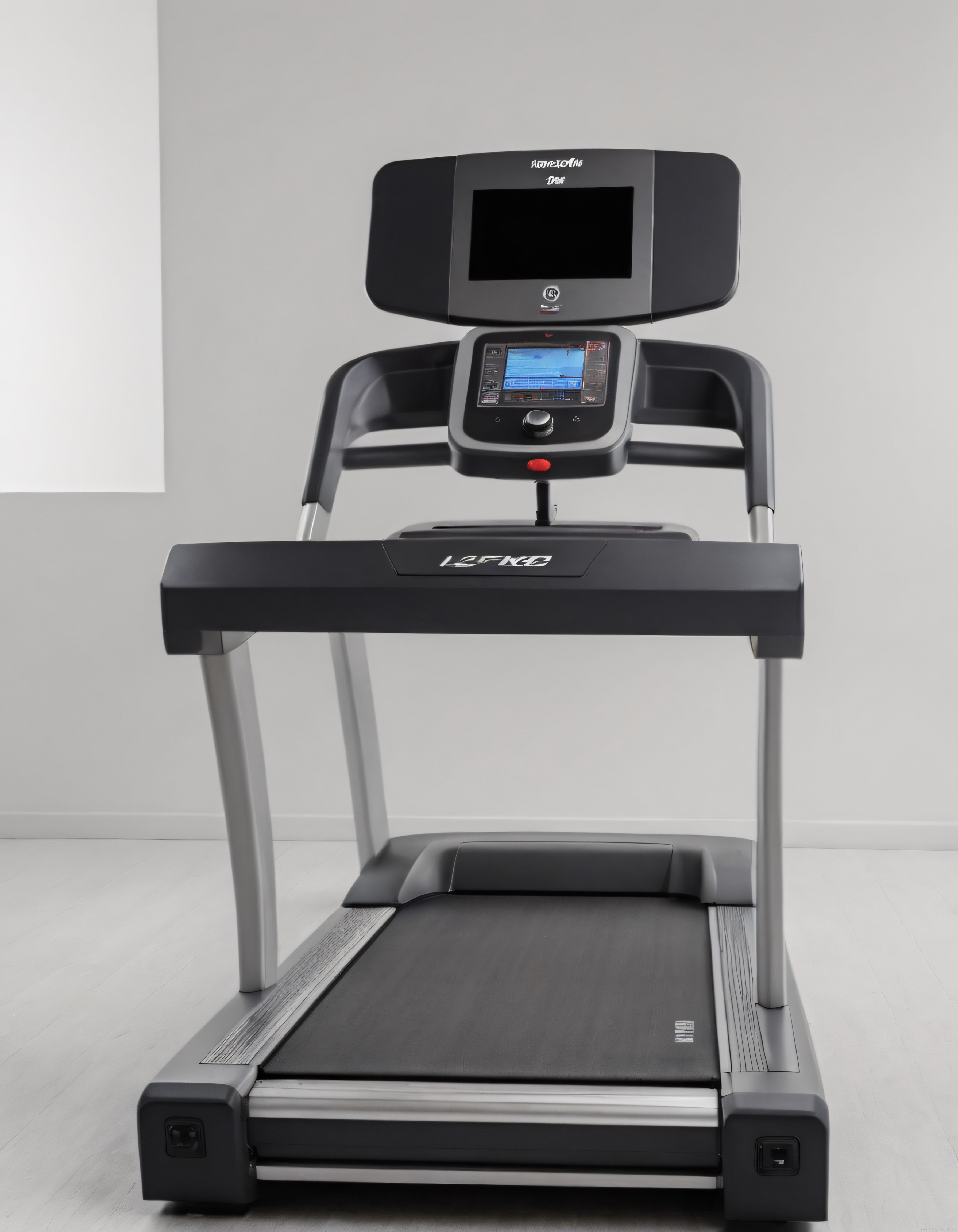 Lüks Koşu Bandı: Dijital Monitörlü Fitness Ekipmanı ve Antrenman Görünümü