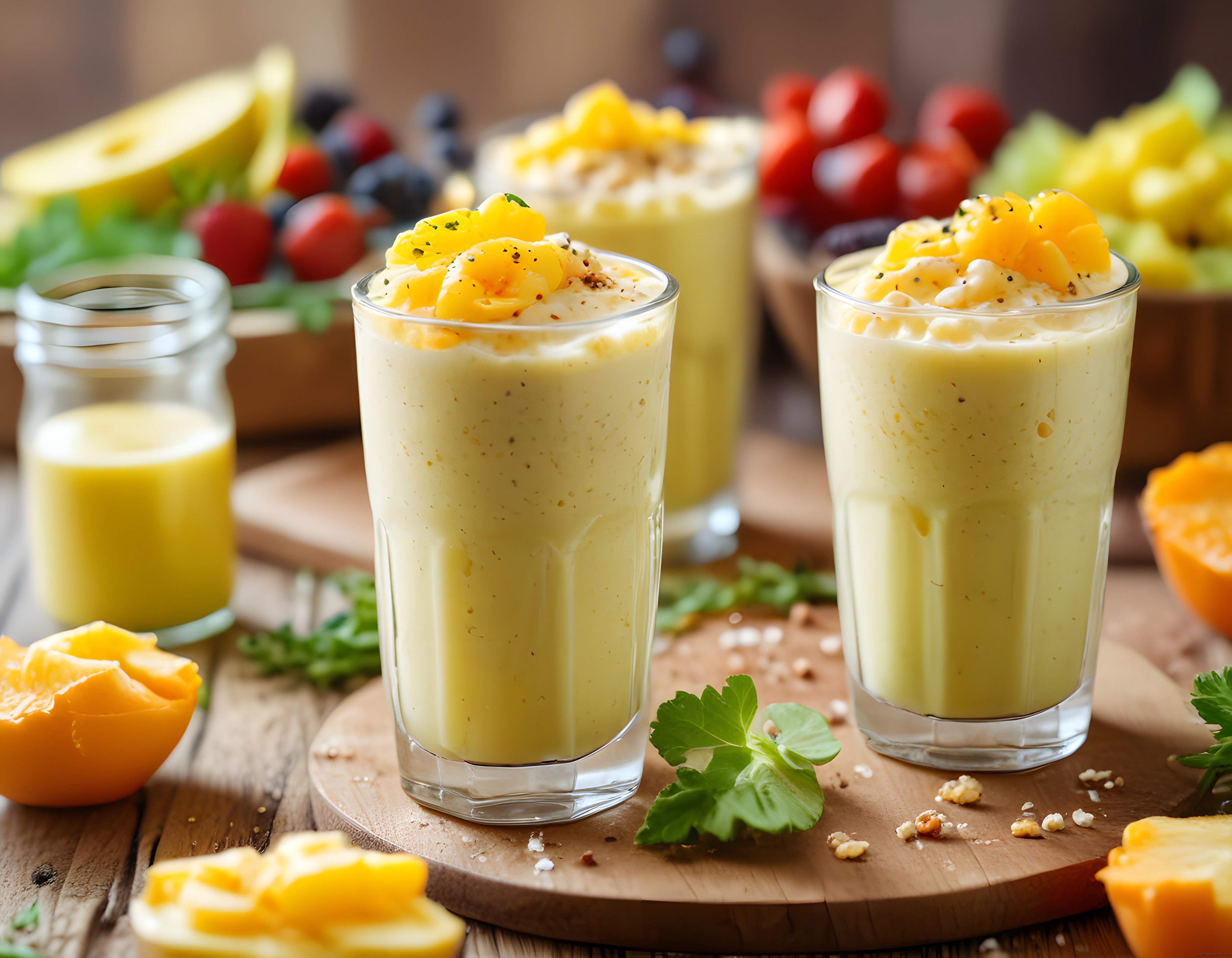 Mango ve Kavunlu Smoothie: Ev Yapımı Ferahlatıcı Yaz İçeceği