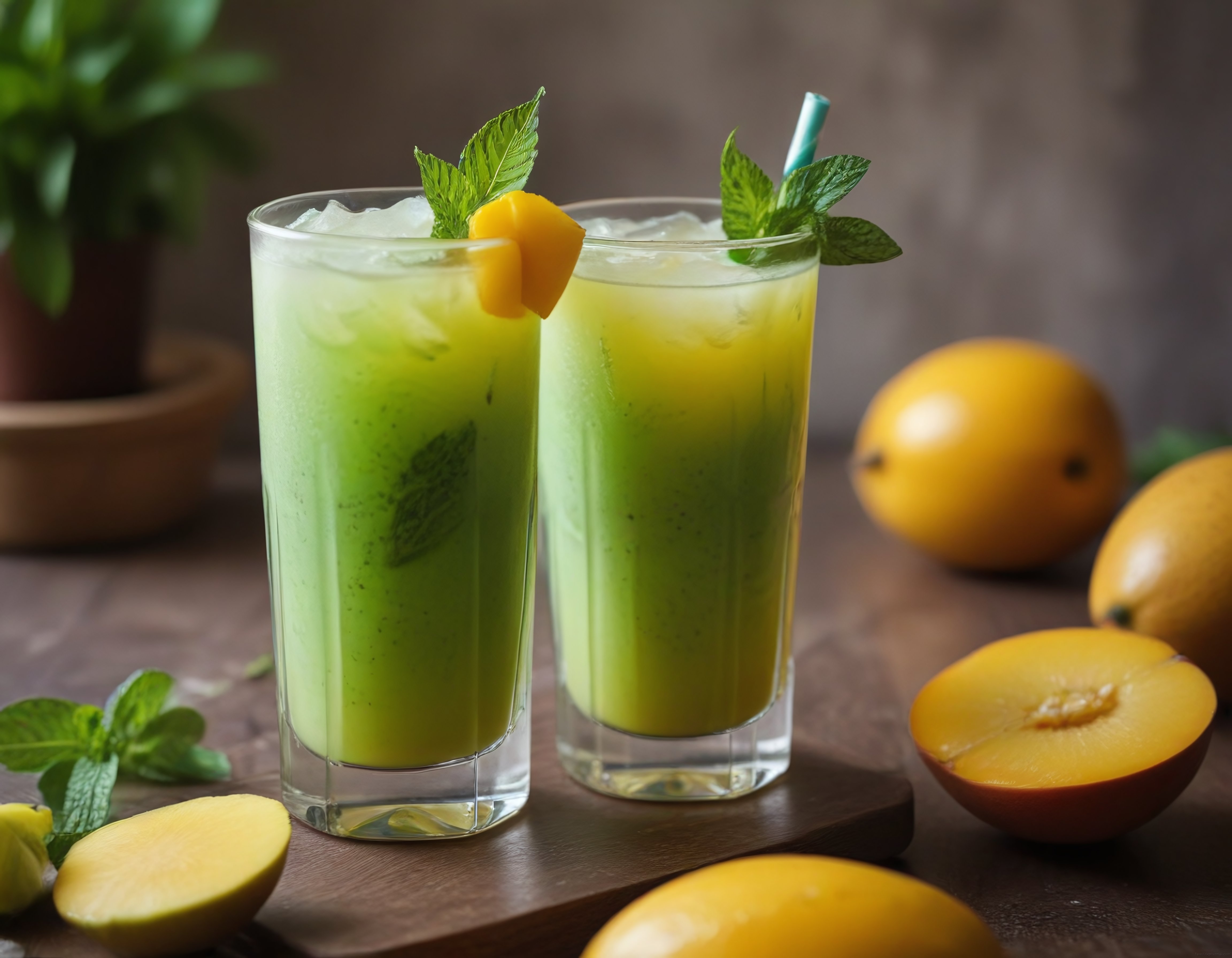 Mango ve Naneli Serinletici Yaz Kokteyli Tarifi ve Sunum Önerisi