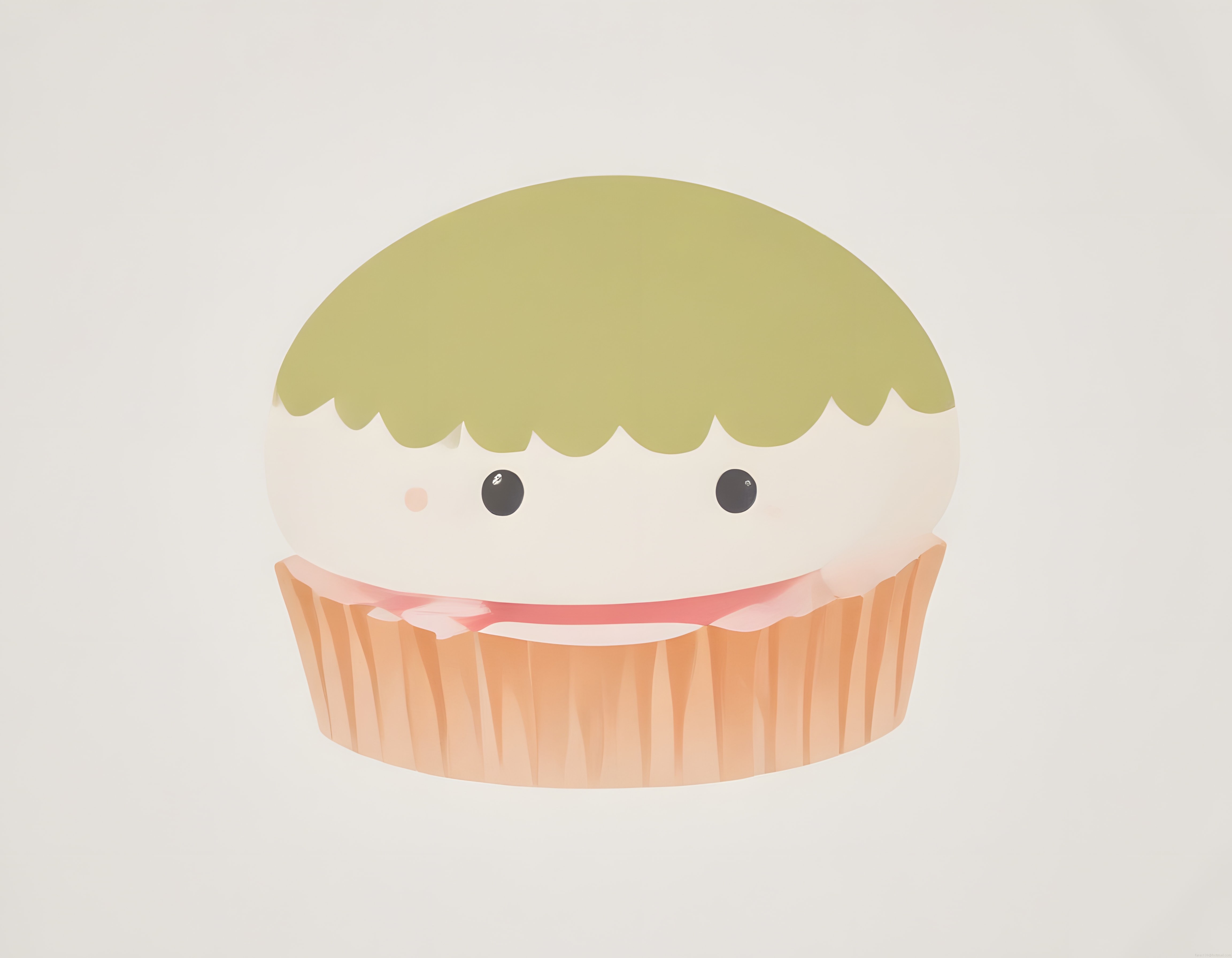 Masum Cupcake Karakter Çizimi: Sevimli 3D Anime Tatlı Tasarım