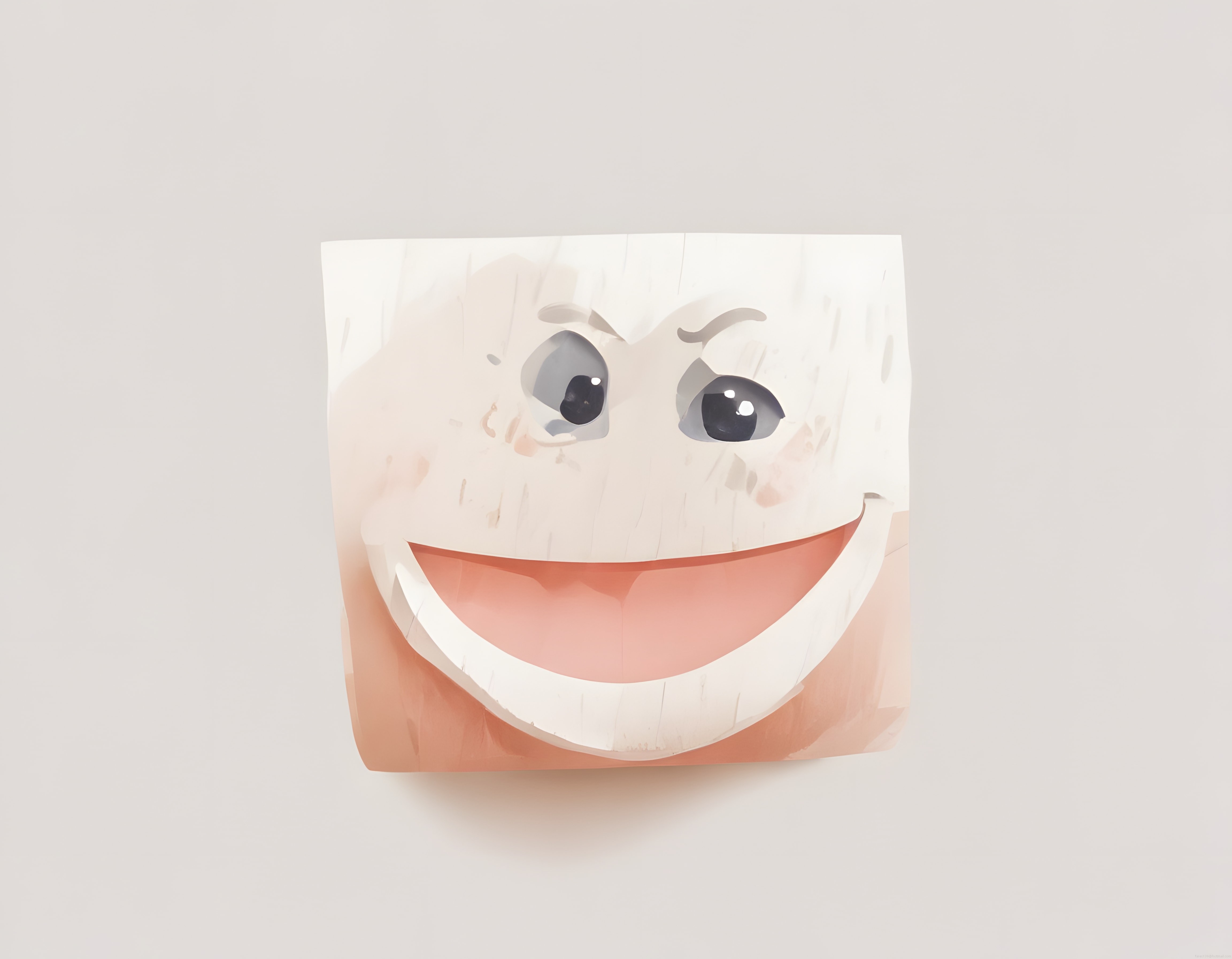 Masum görünümlü ama içinde fırtına kopan sevimli 3D ahşap kutu karakter