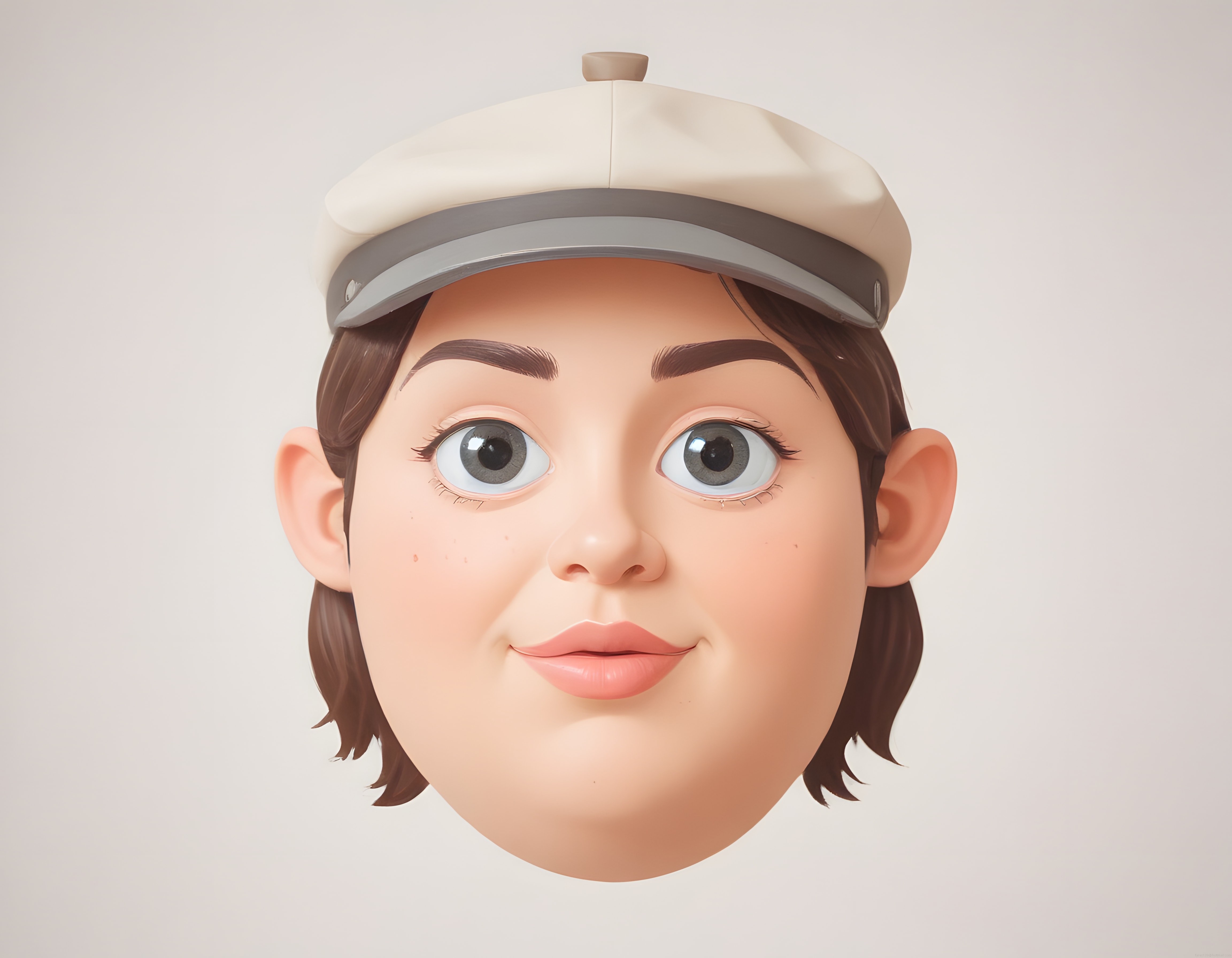 Masum İfadeleriyle Dikkat Çeken 3D Animasyon Karakter Portresi