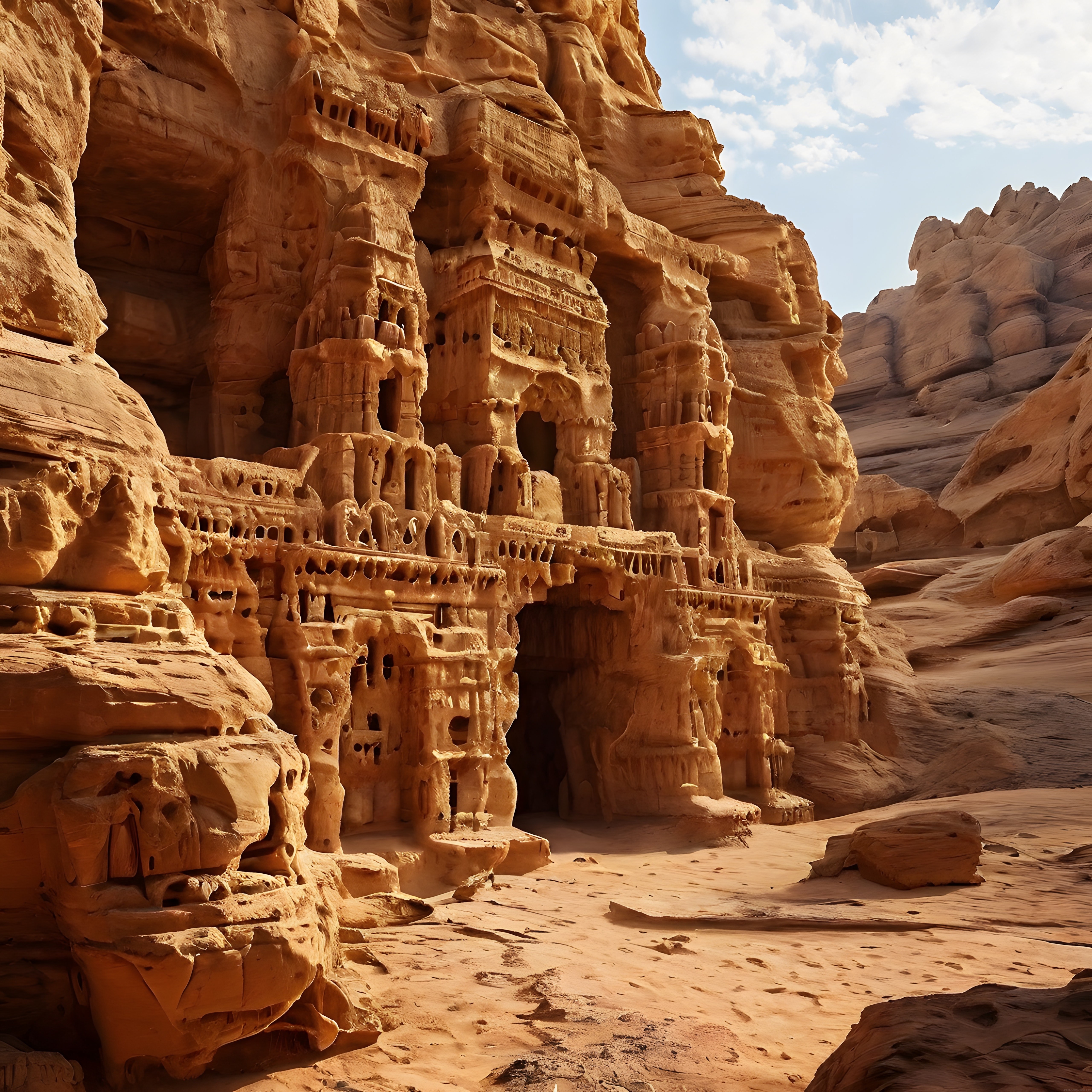 Medain Saleh Kaya Mezarları: Antik Nabatean Şehrinin Büyüleyici Çöl Manzarası