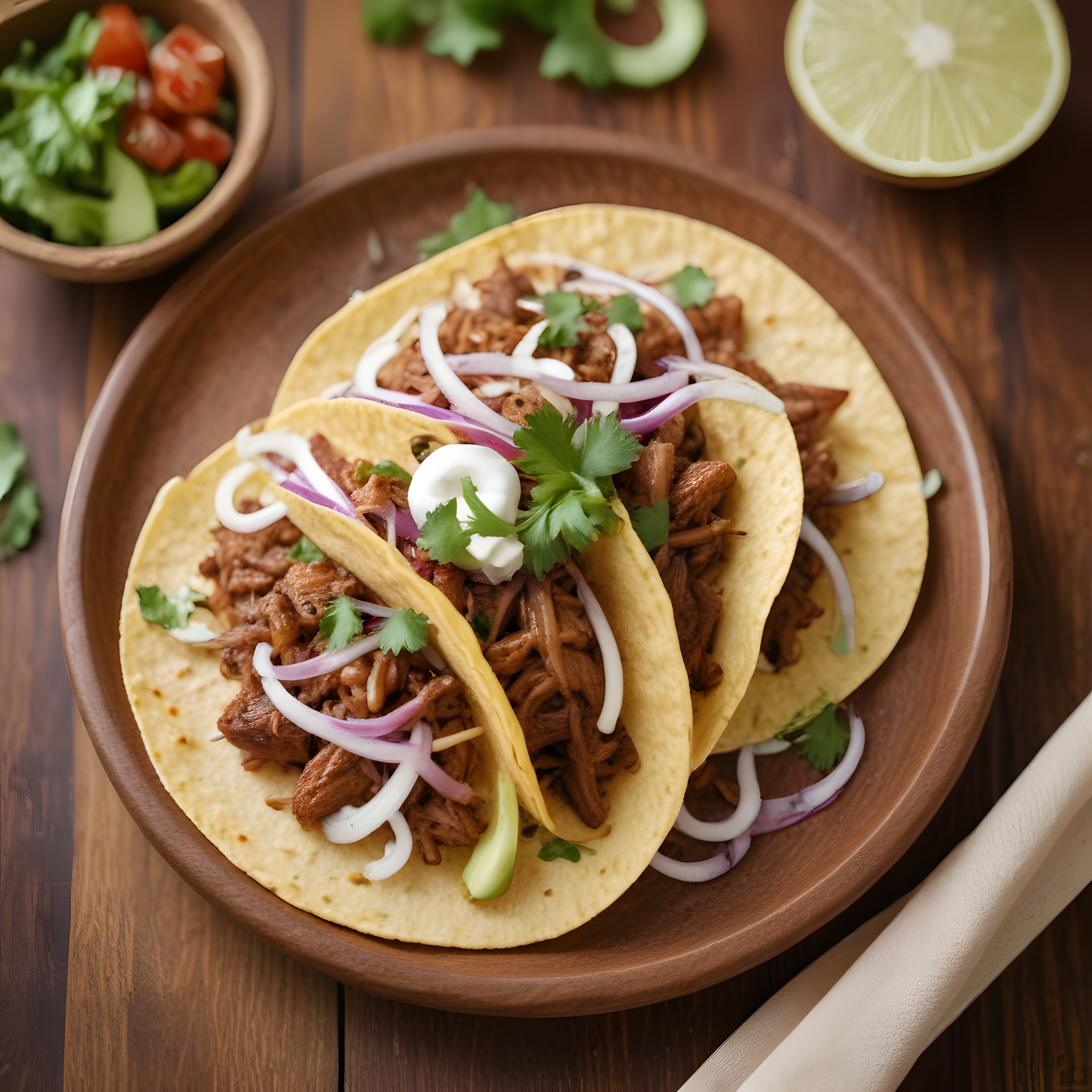 Meksika Mutfağından Ev Yapımı Taco Tarifi: Kişniş ve Kremalı Lezzet