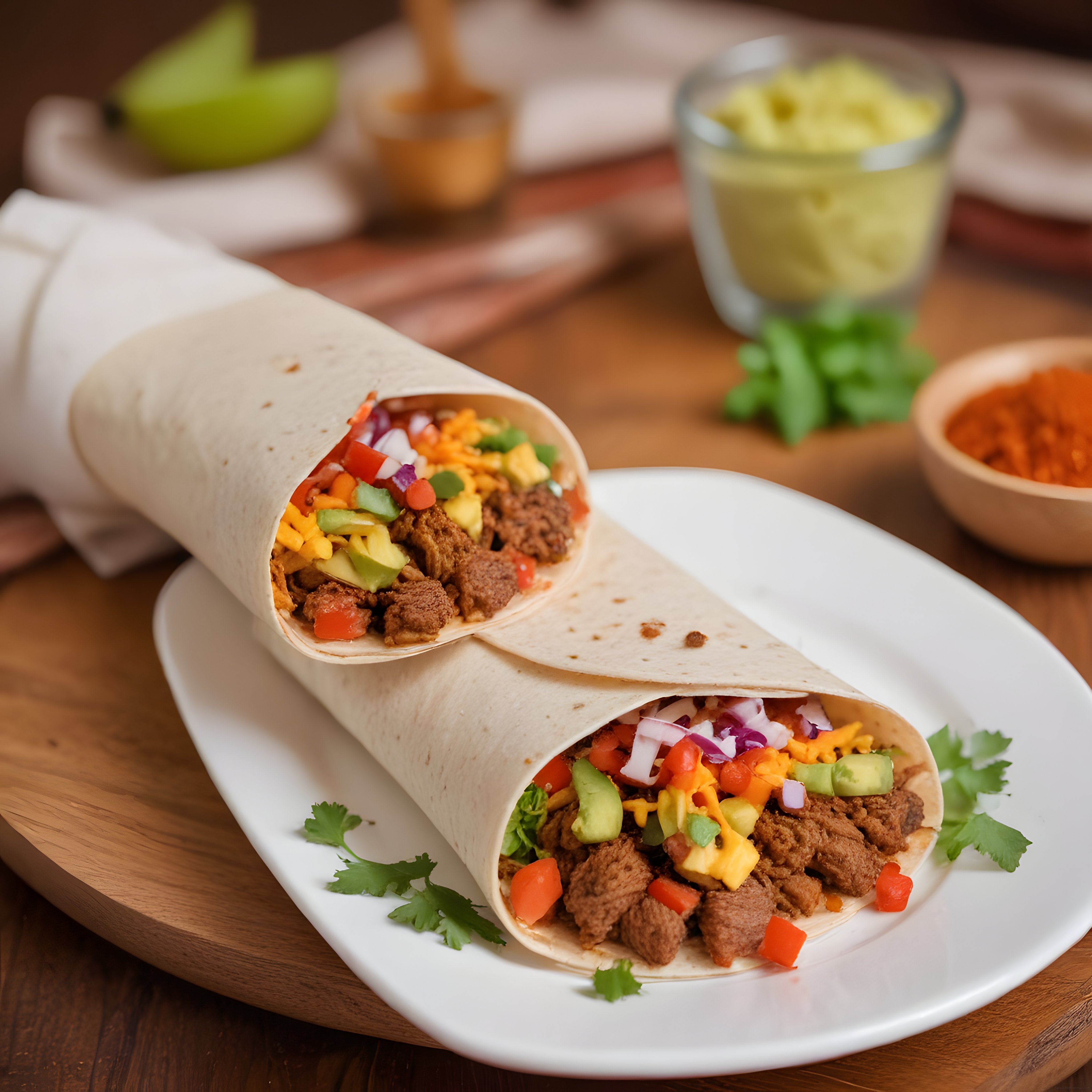 Meksika Mutfağından Lezzetli Etli Burrito Tarifi ve Sunum Önerileri