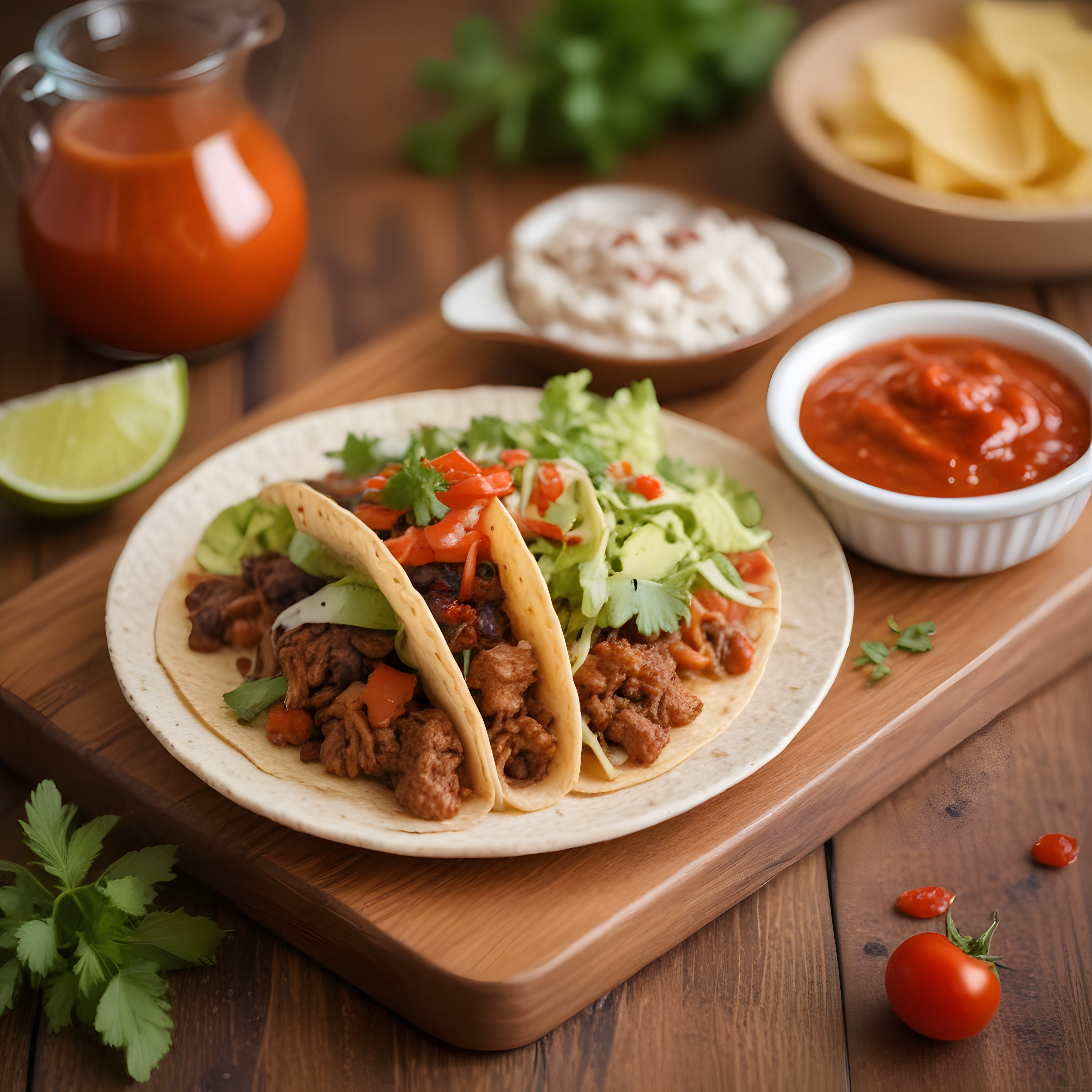 Meksika Mutfağından Lezzetli Taco Tarifi ve Sunumu ile Göz Alıcı Bir Sofra