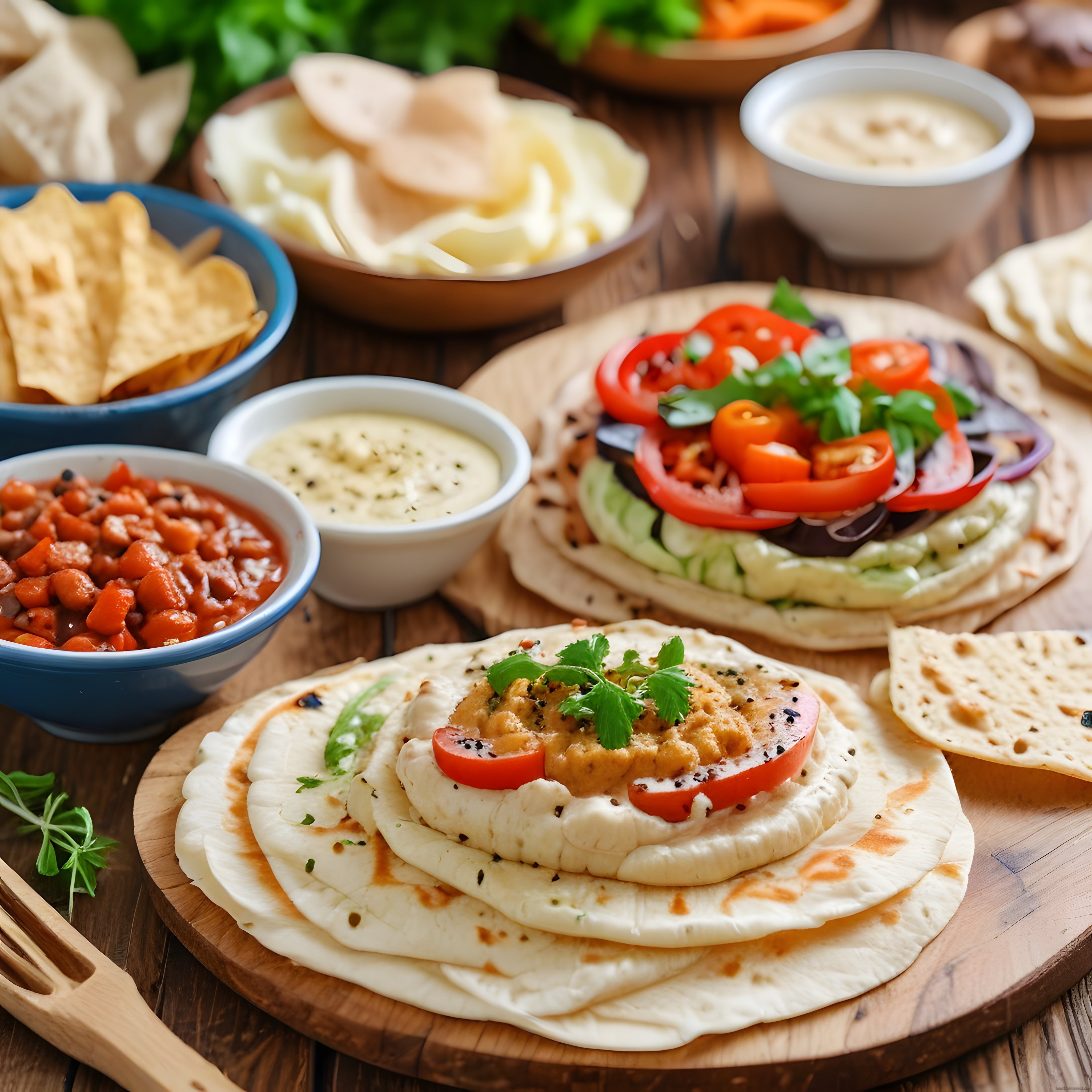 Meksika Mutfağının Efsanevi Tatları: Tacos, Nachos ve Dip Soslarla Renkli Sofra