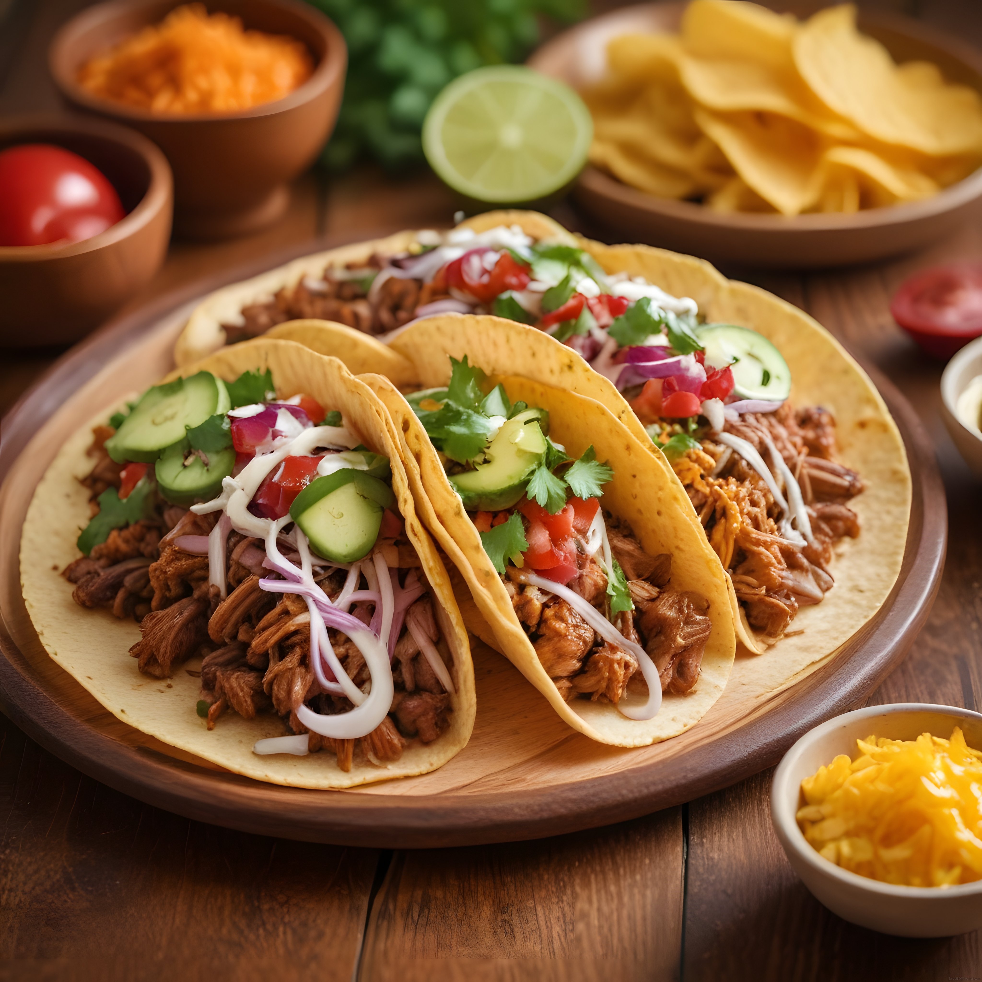 Meksika Mutfağının Vazgeçilmezi: Baharatlı Etli ve Avokadolu Çıtır Tacos