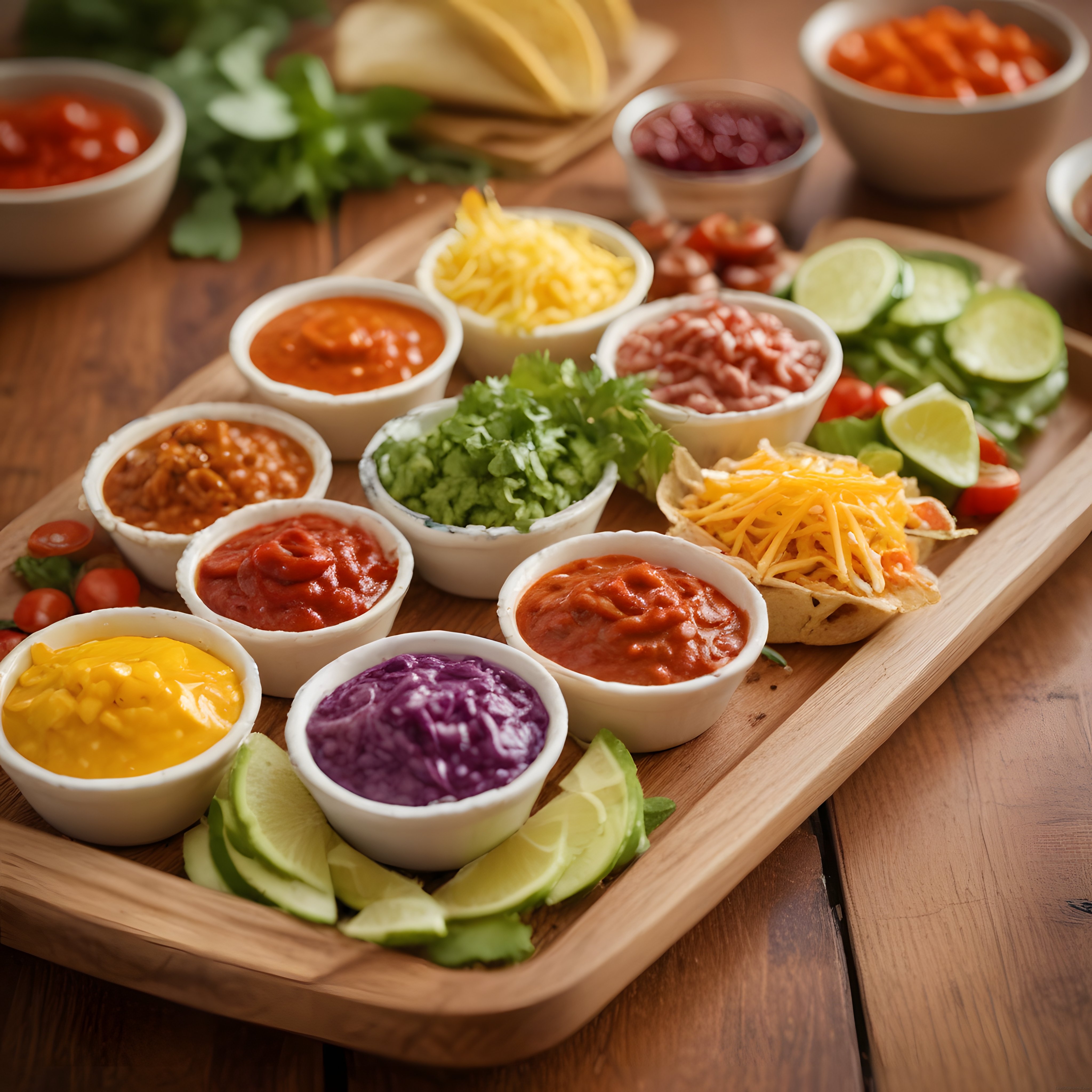 Meksika Taco Barı: Renkli Soslar ve Taze Malzemelerle Lezzet Şöleni