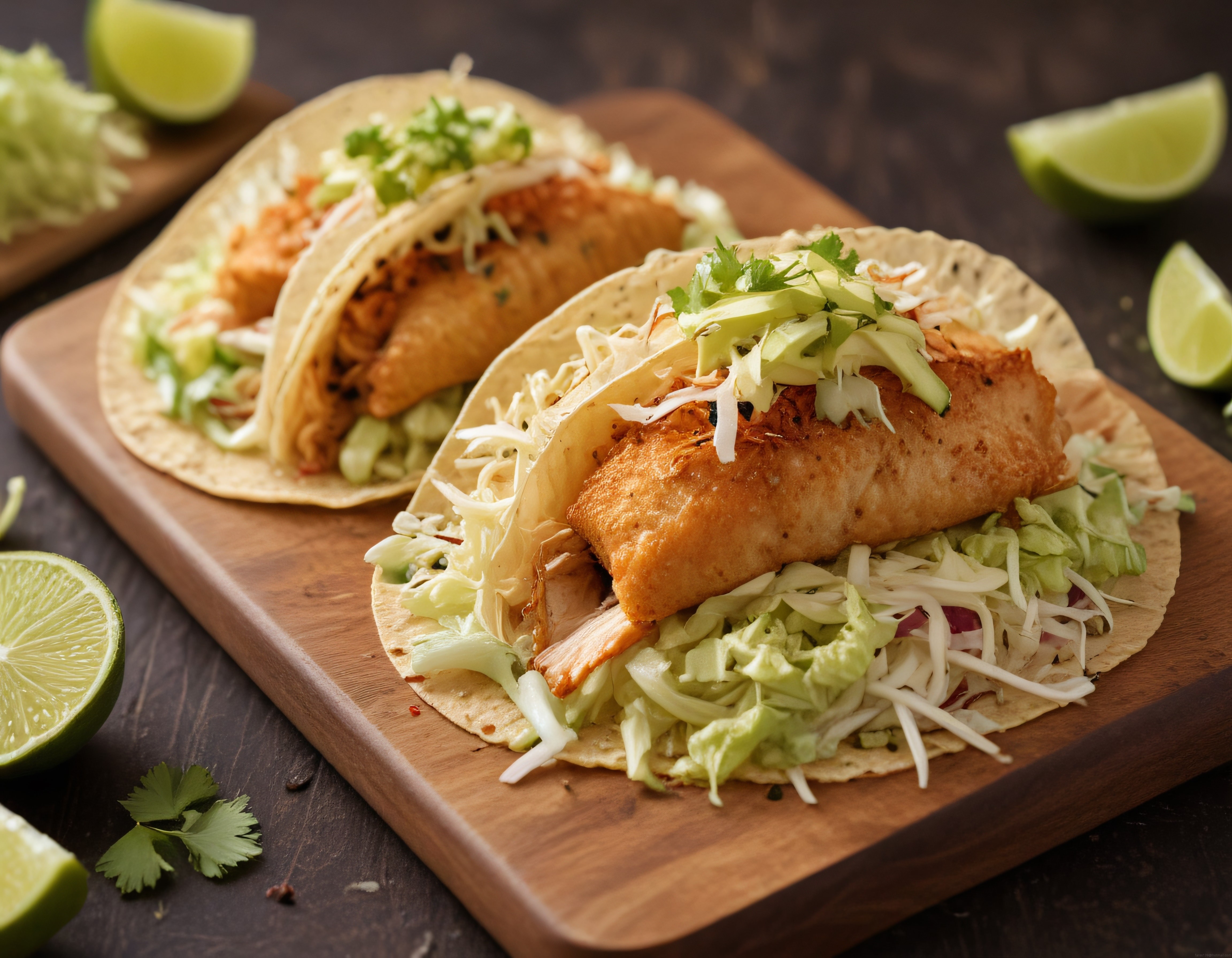 Meksika Usulü Çıtır Balık Tacosu: Kişnişli Avokadolu ve Limonlu Tarif