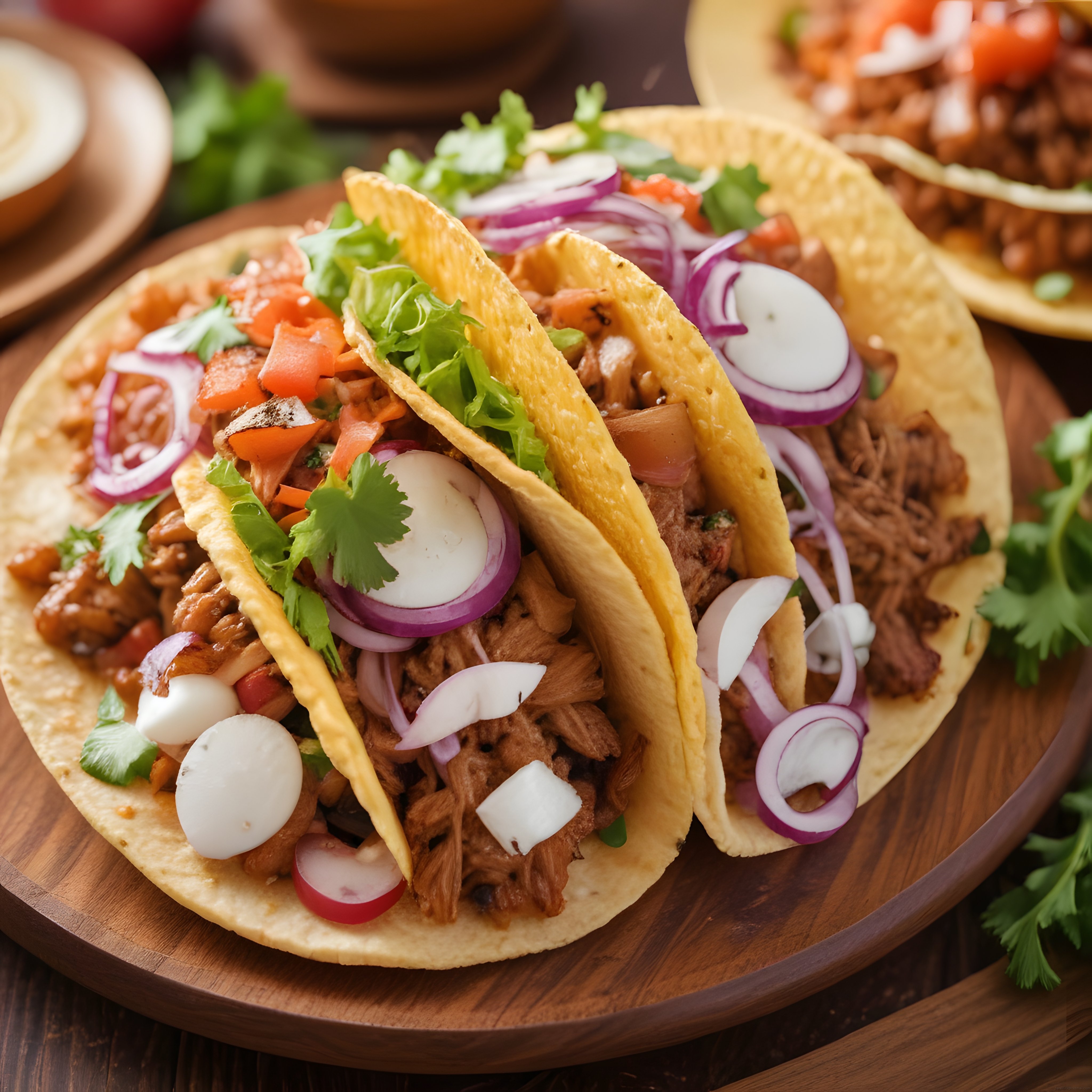 Meksika Usulü Etli Taco: Taze Malzemelerle Hazırlanan Gurme Sokak Lezzeti