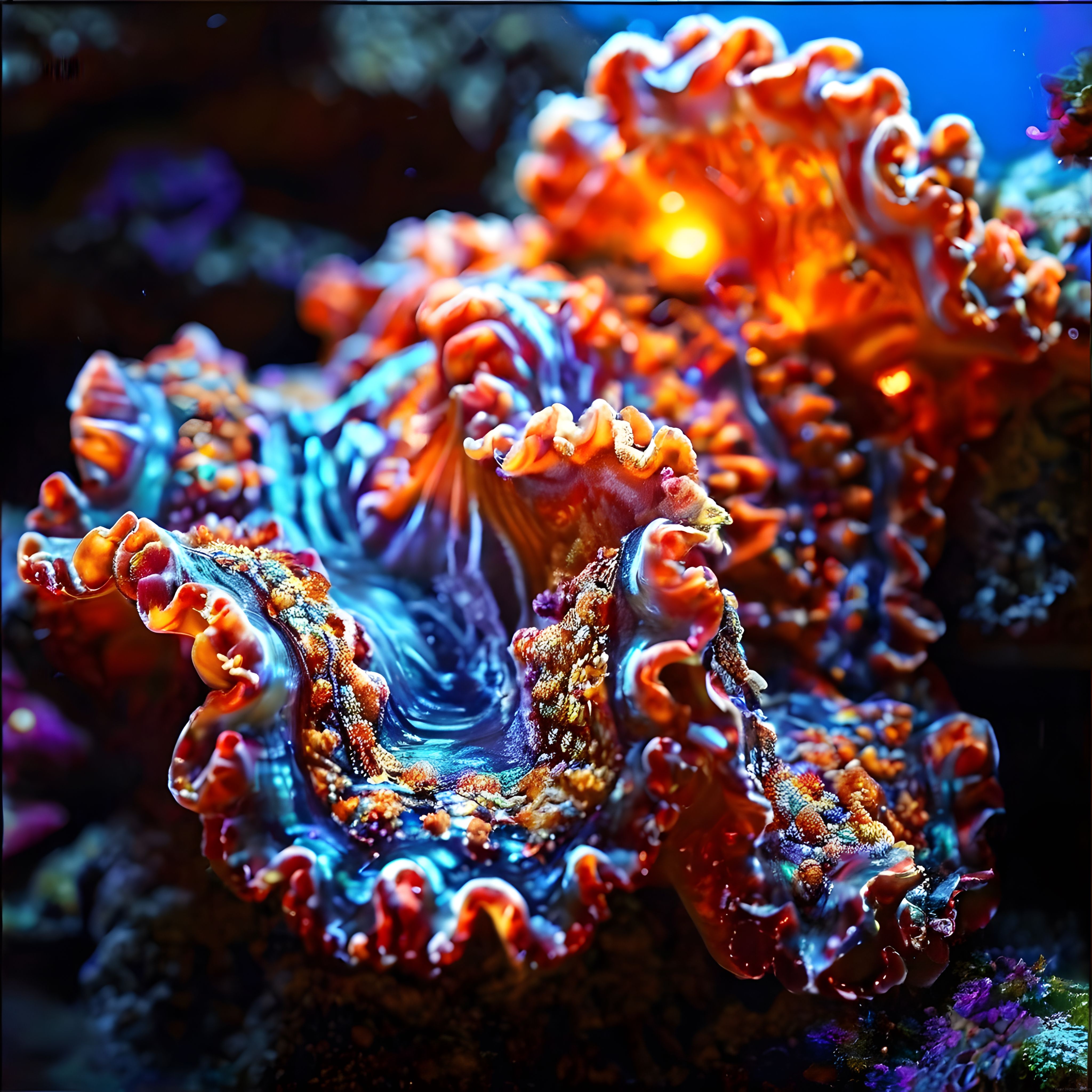 Mercan Resiflerindeki Renkli Nudibranch: Su Altı Makro Fotoğrafçılık Harikası