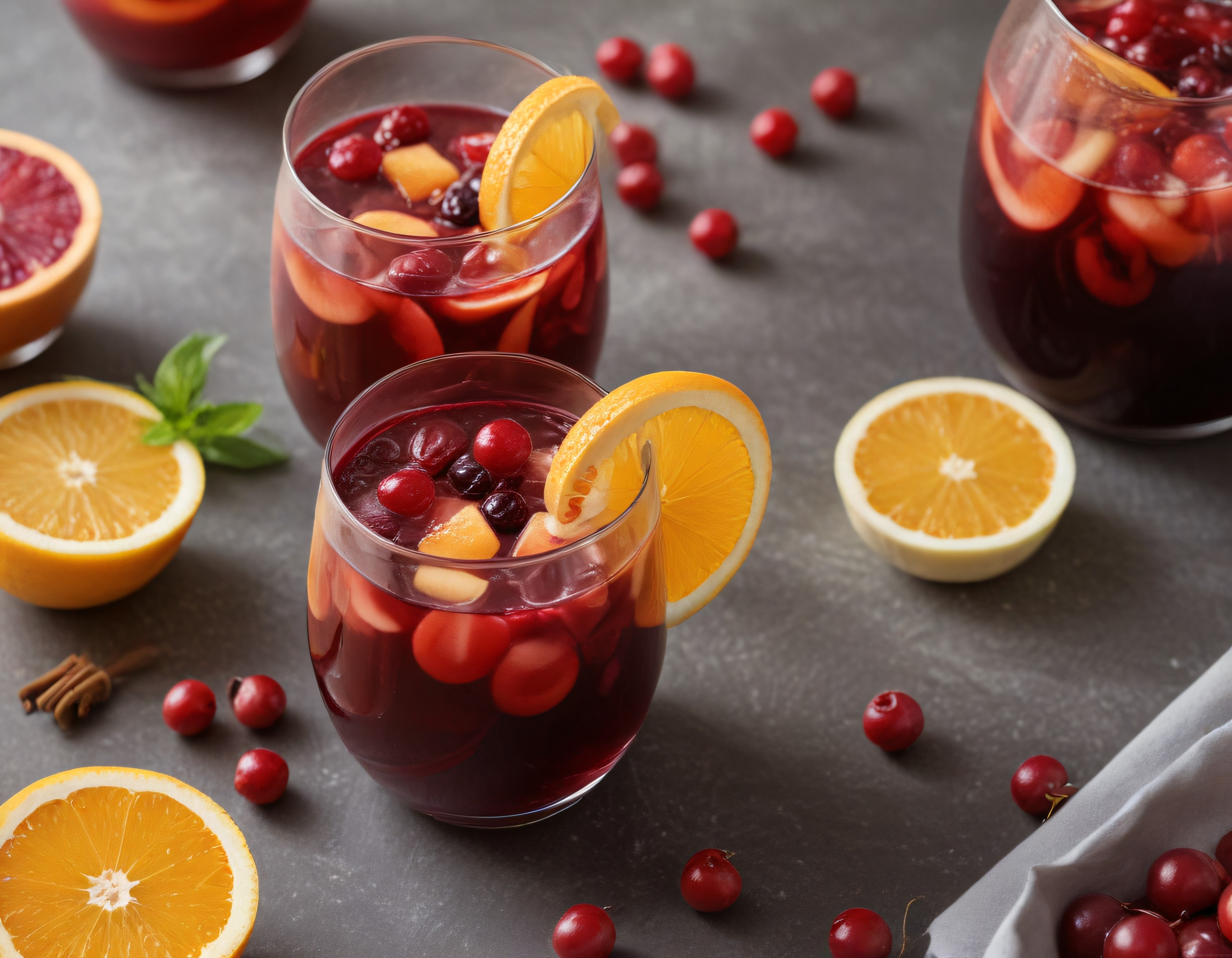Meyveli Sangria Tarifi: Portakallı ve Kirazlı Ferahlatıcı Yaz İçeceği