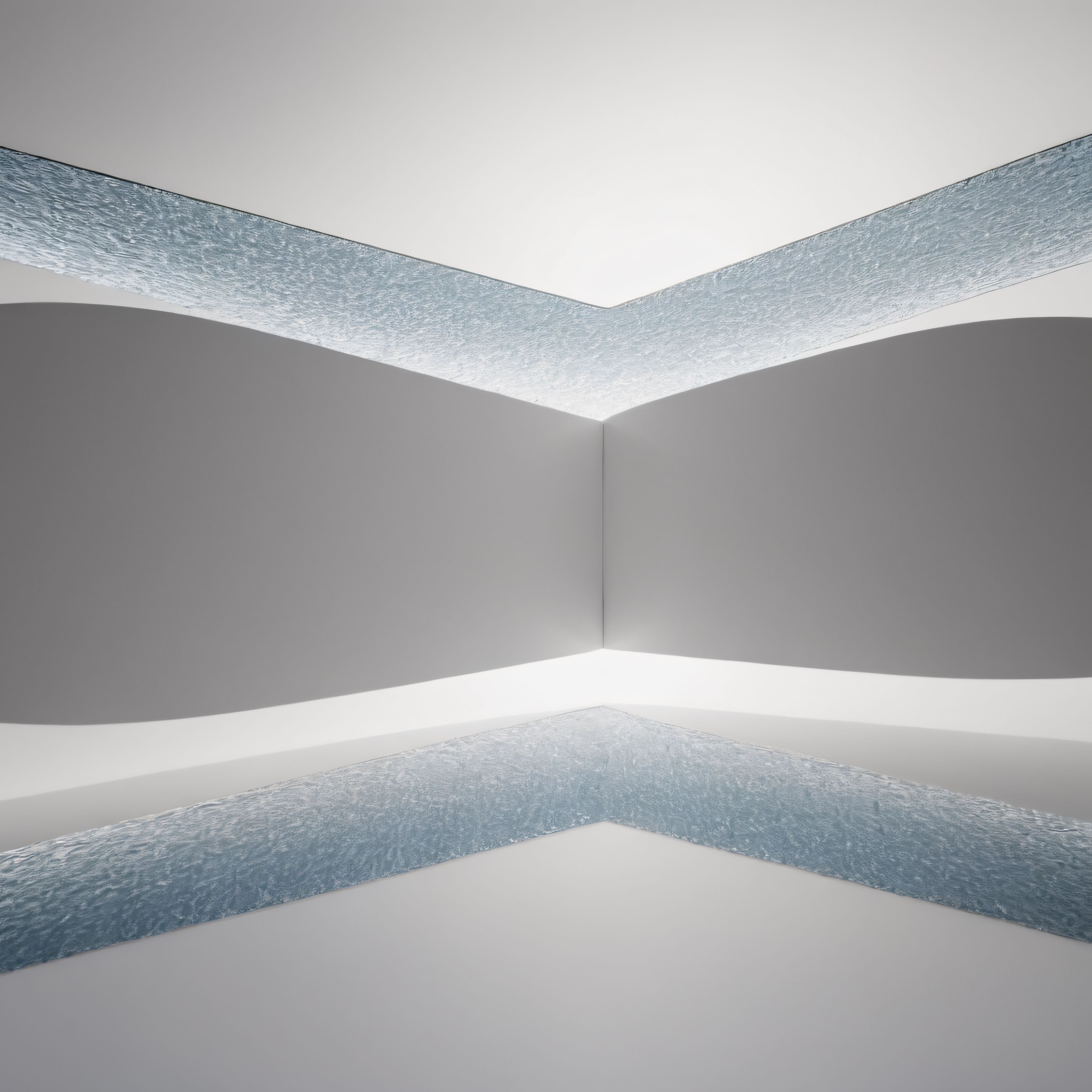Minimal Beyaz İç Mekanda Su Detayları ile Modern Mimari Sanatı