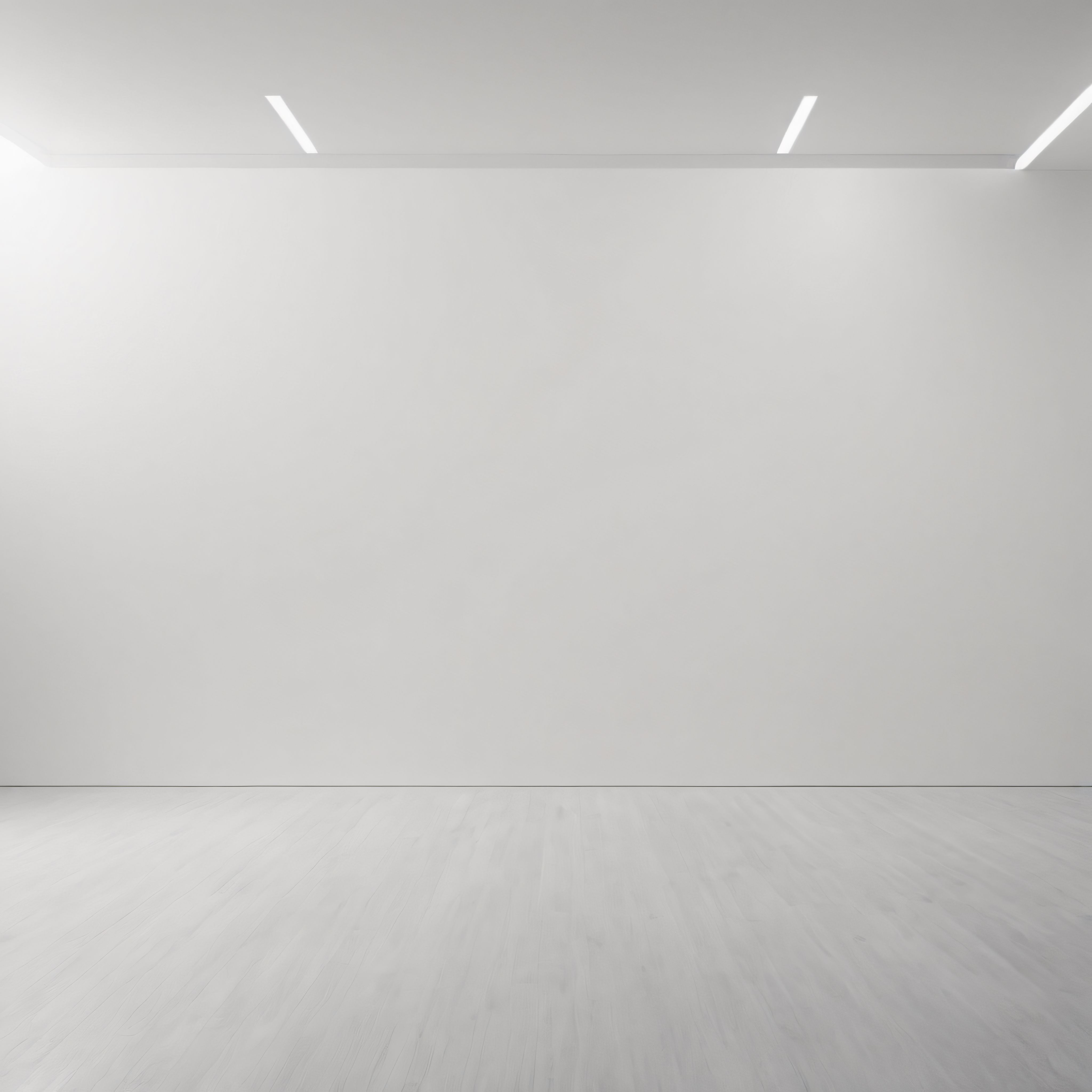 Minimalist Beyaz Boş Oda: Modern Stüdyo ve Galeri İç Mekan Arka Planı