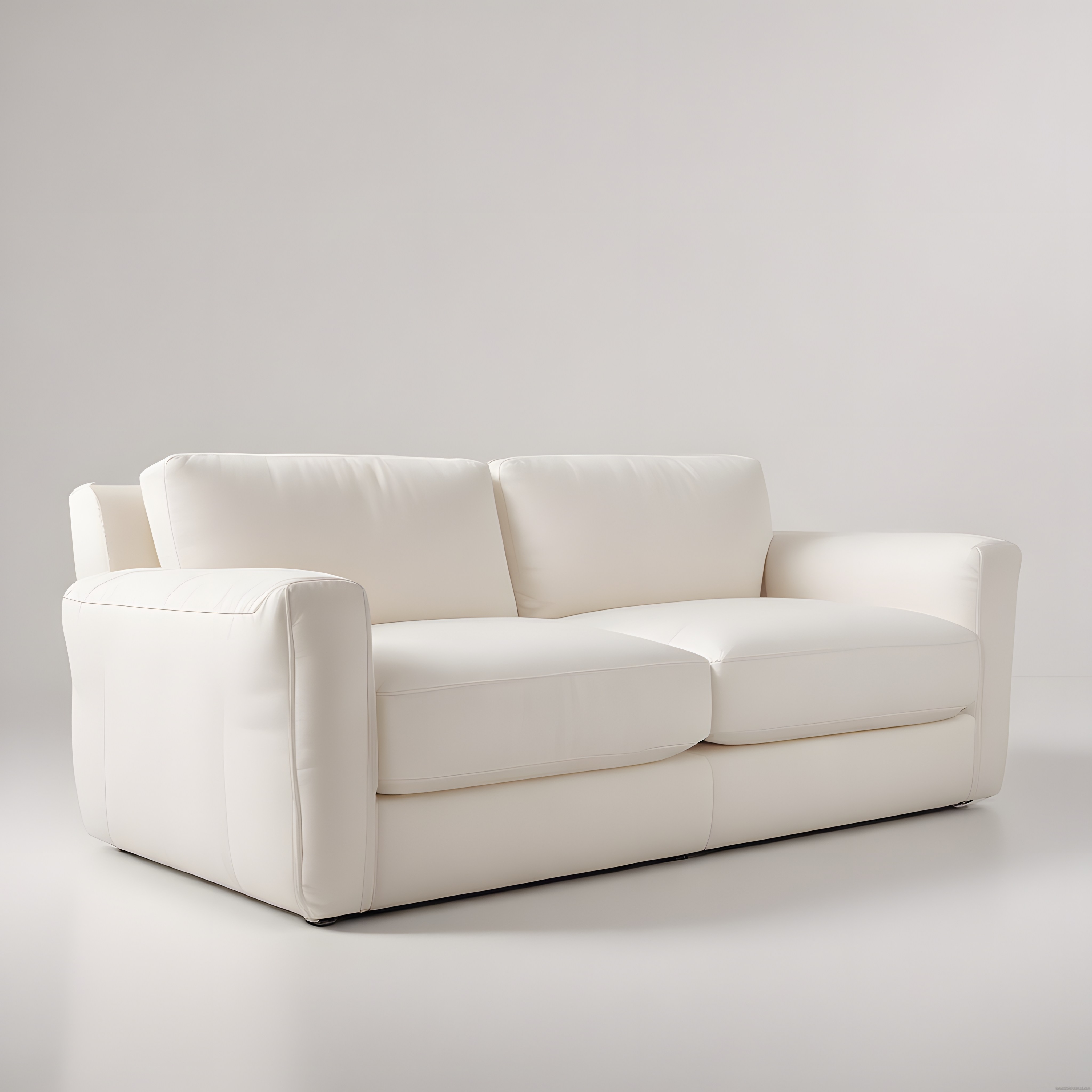 Minimalist Beyaz Kanepe ile Modern Salon Dekorasyonu ve Şık İç Mekan Tasarımı