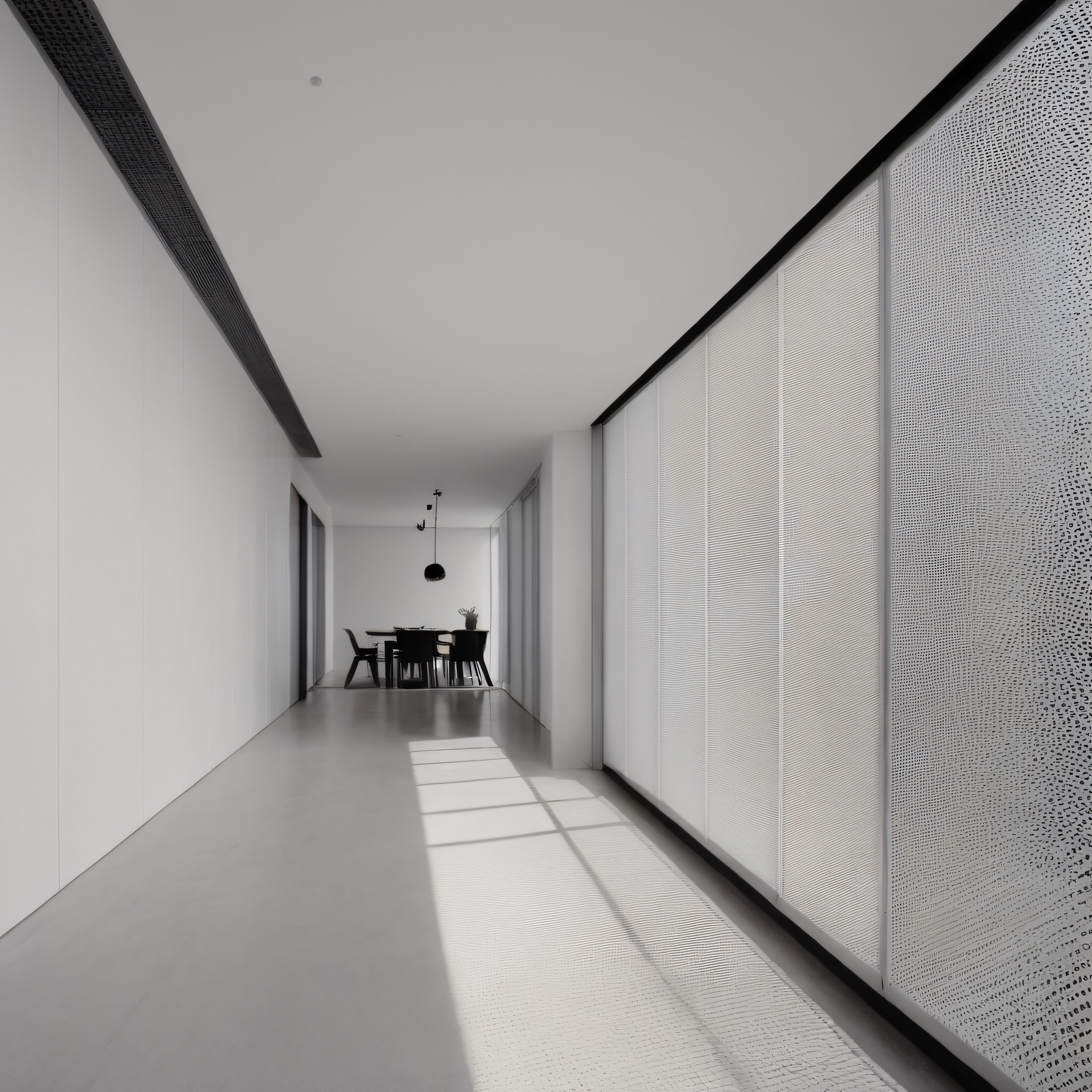 Minimalist Beyaz Koridor ve Modern İç Mekan Tasarımı: Sadelik ve Fonksiyonellik