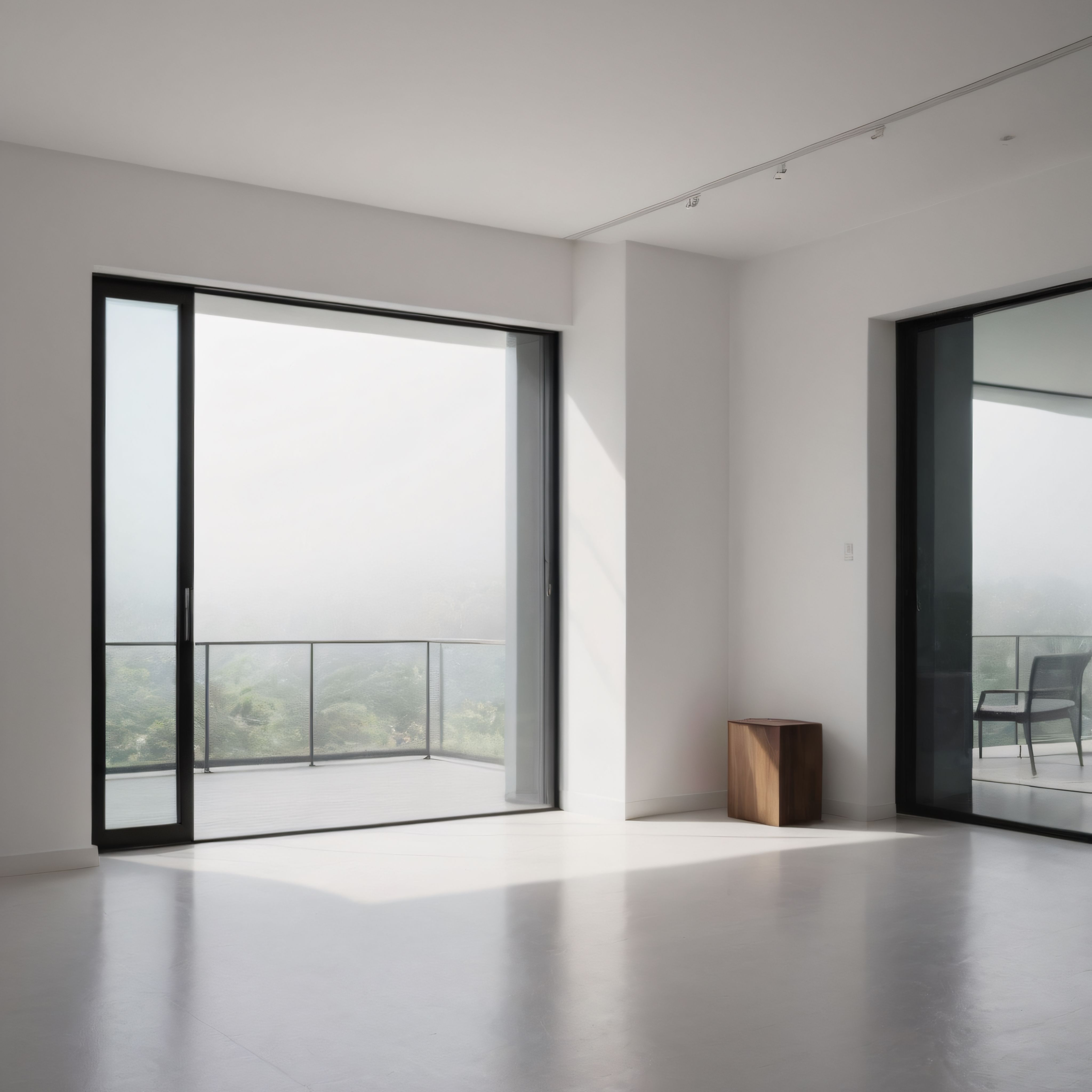 Minimalist Beyaz Salon: Doğal Işık ve Ahşap Detaylarla Sade Yaşam Alanı
