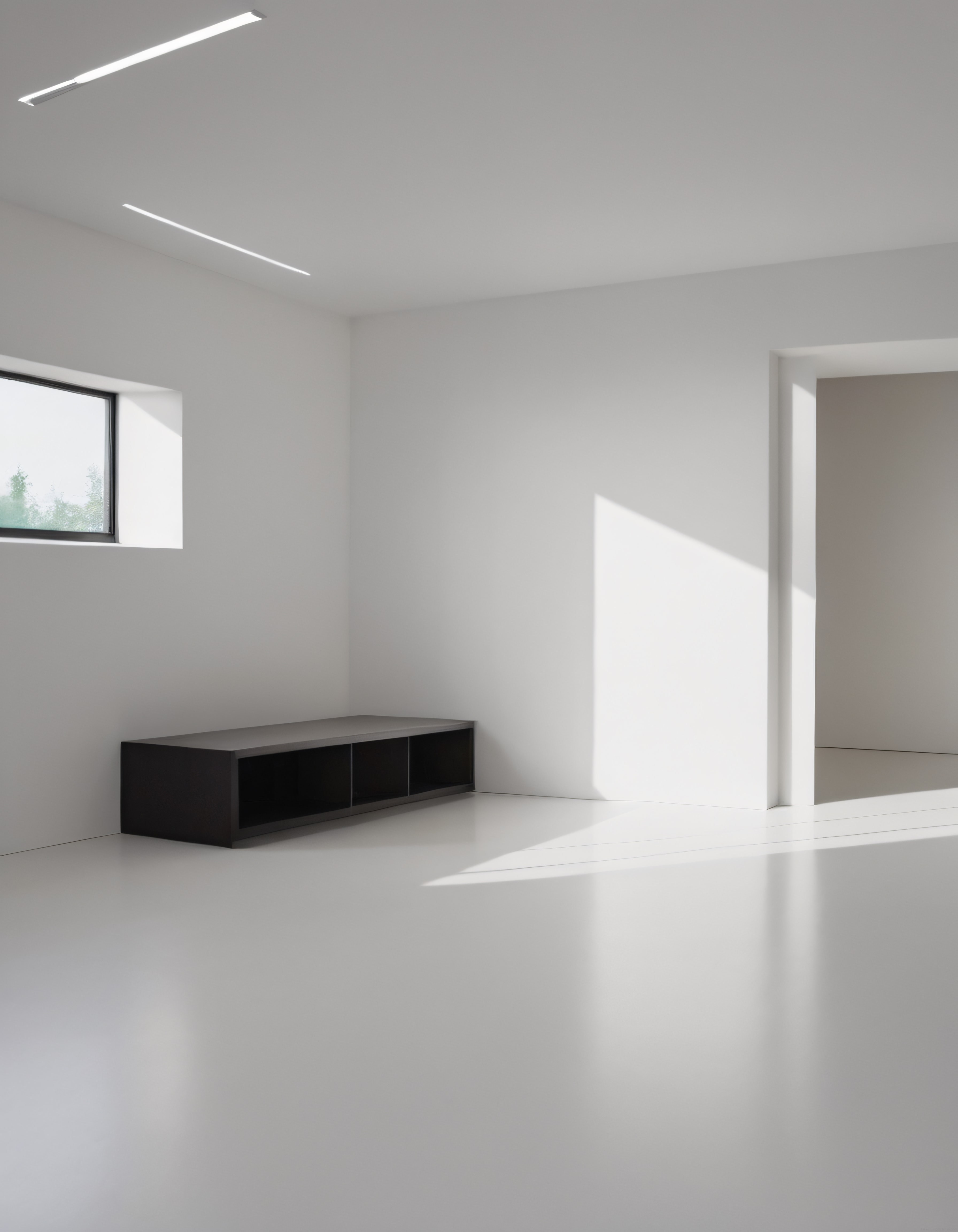 Minimalist Beyaz Salon ve Doğal Işıkla Buluşan Modern İç Mekan Tasarımı