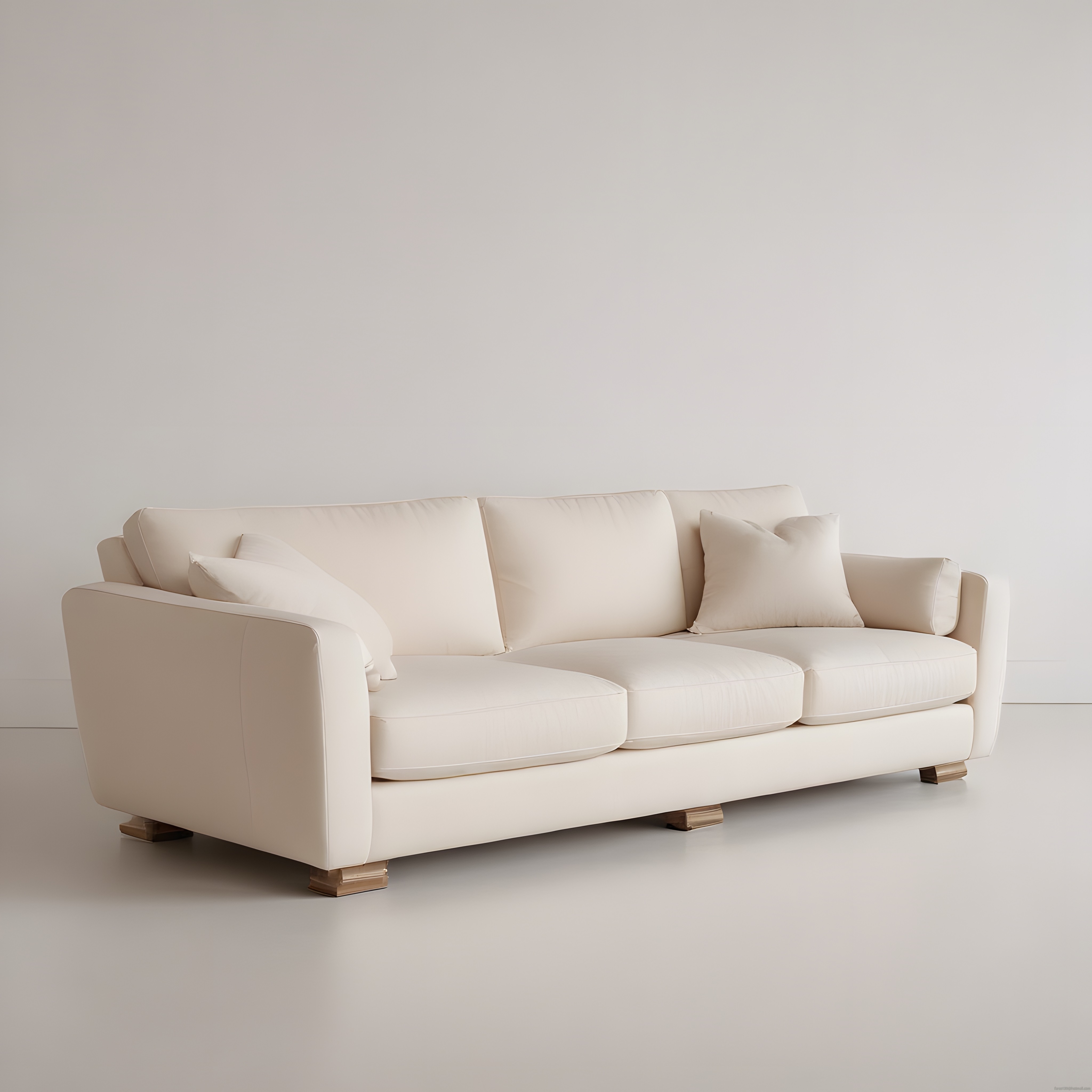 minimalist beyaz üçlü koltuk ile modern ve şık salon dekorasyonu