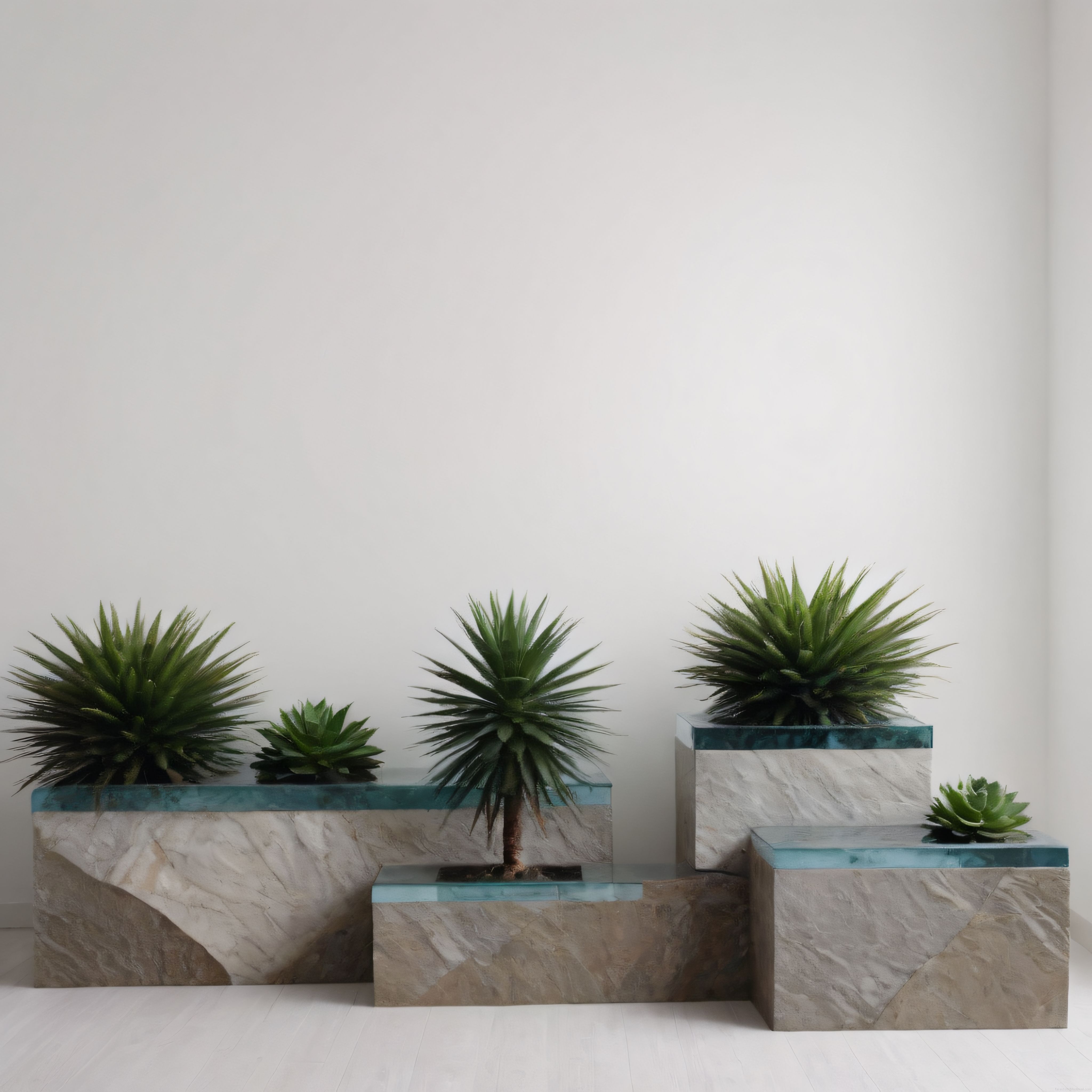 Minimalist İç Mekan Dekorasyonu: Geometrik Saksılarda Modern Bitki Düzenlemesi