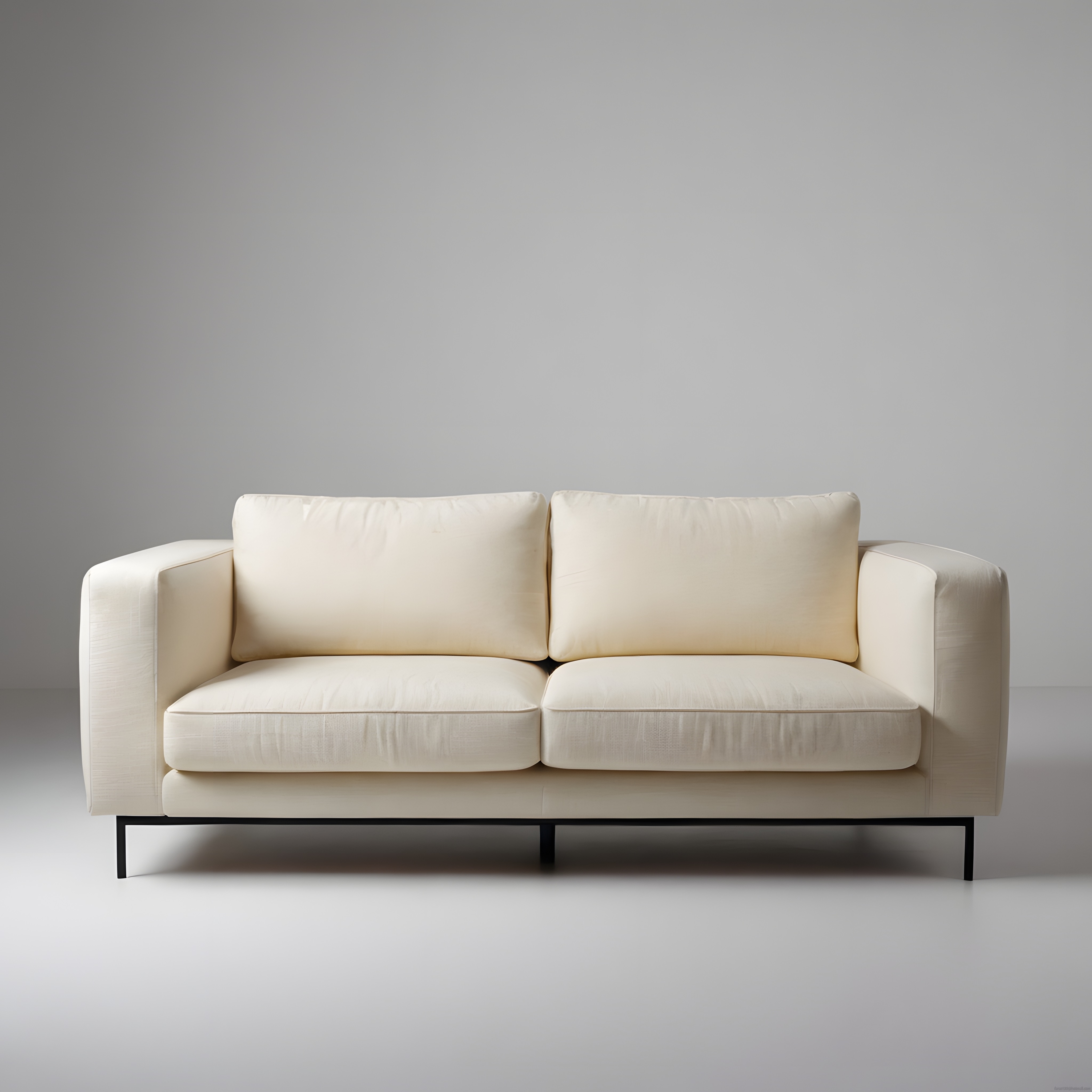 Minimalist Krem Rengi Modern Kanepe: Oturma Odası Dekorasyonu