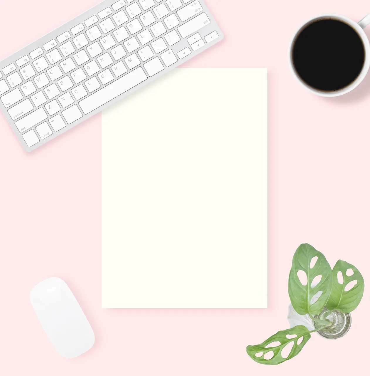 Minimalist ofis masası - düz tasarım