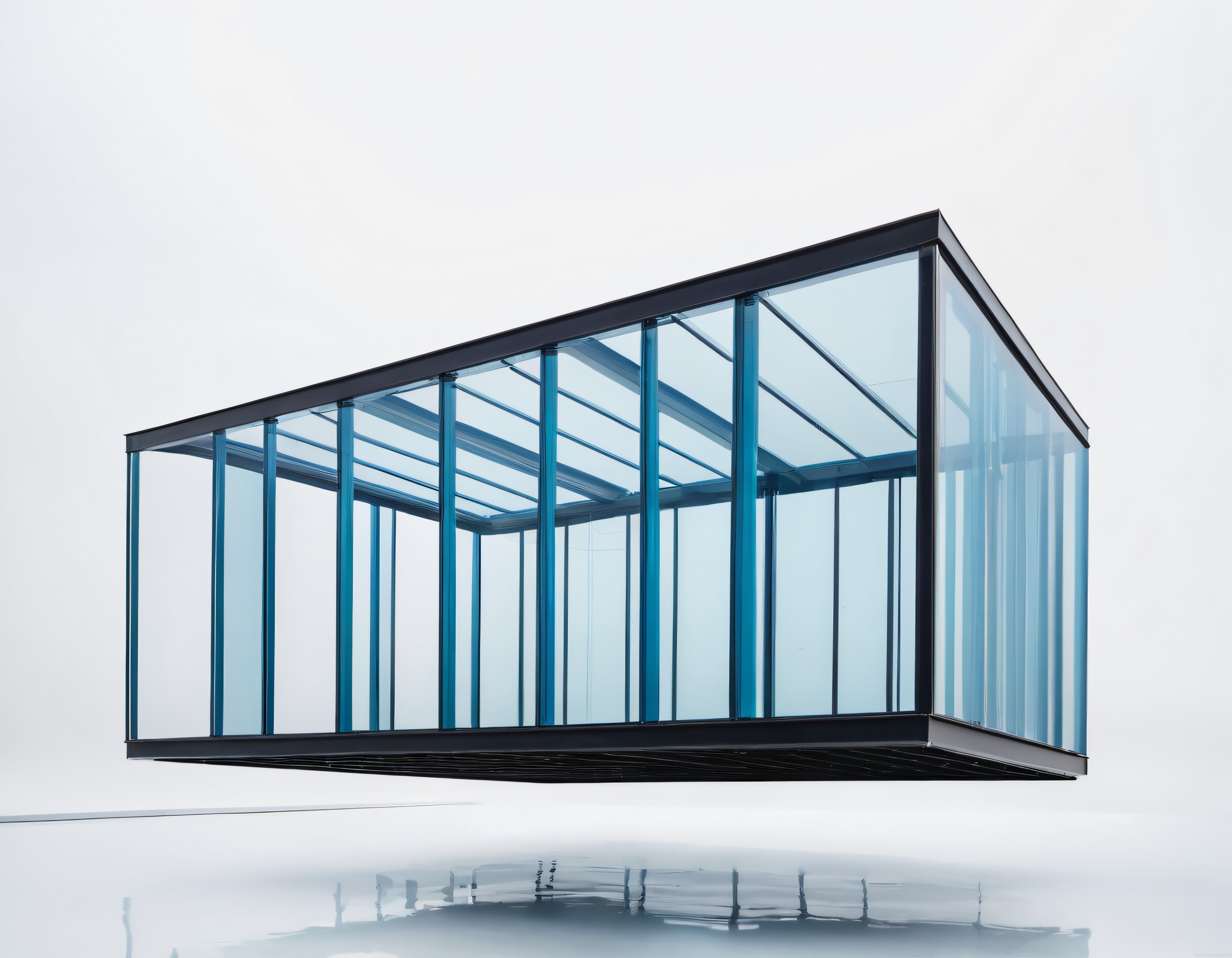 minimalist şeffaf cam kış bahçesi sistemi modern balkon kapatma tasarımı