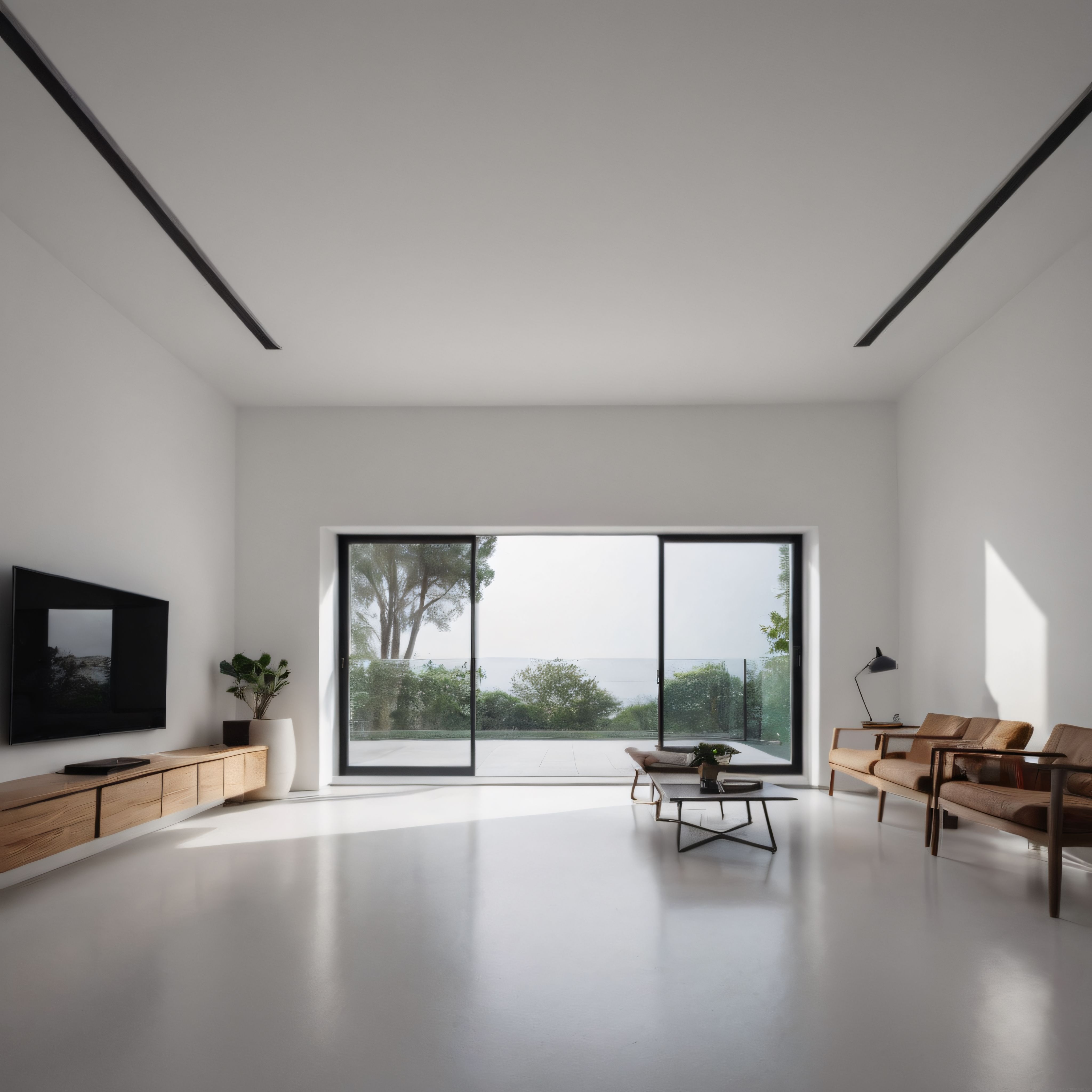 Minimalist Tasarım Ferah Oturma Odası: Modern Ev Dekorasyonunda Sadelik ve Işık