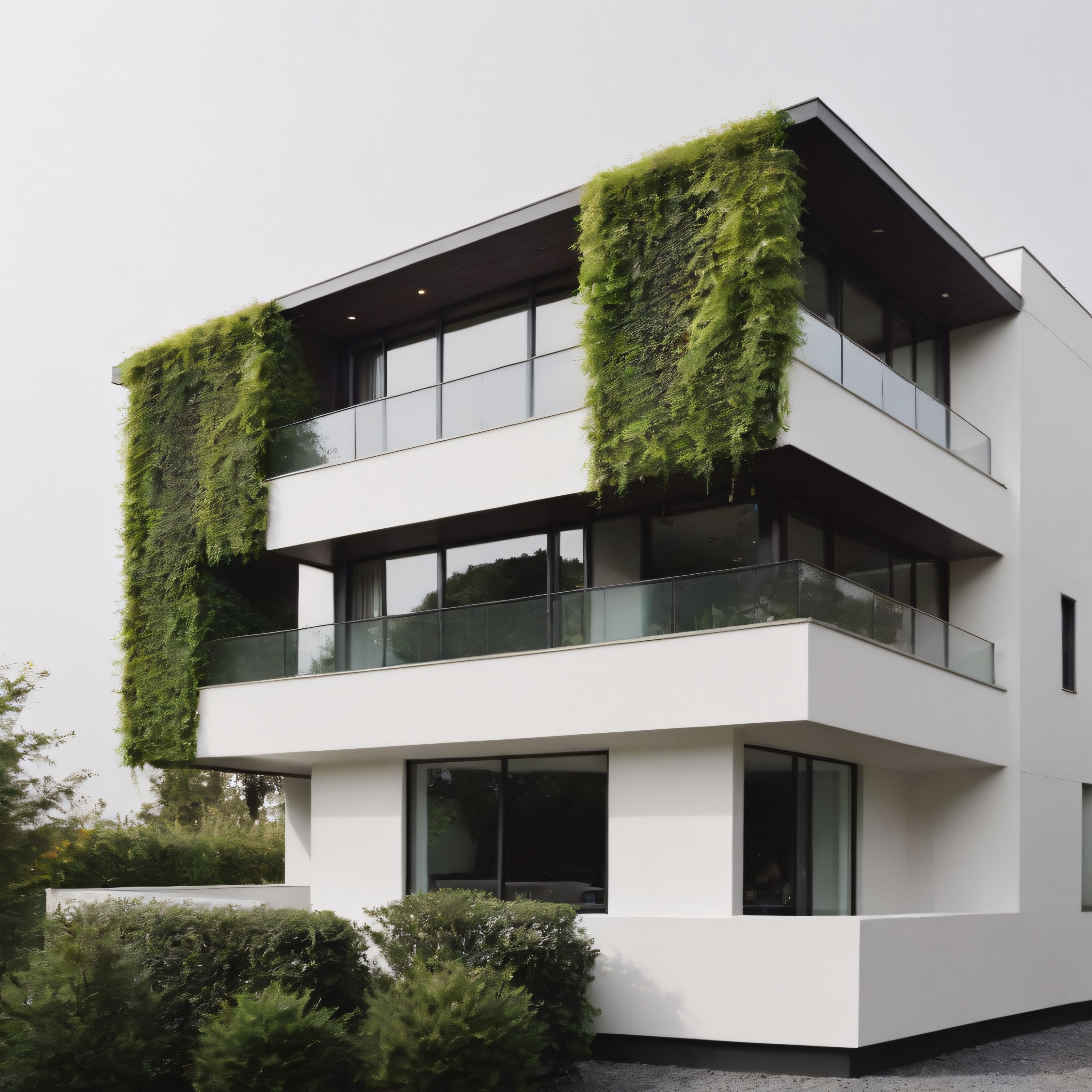 Modern Apartmanda Dikey Bahçe ile Sürdürülebilir ve Yeşil Mimari