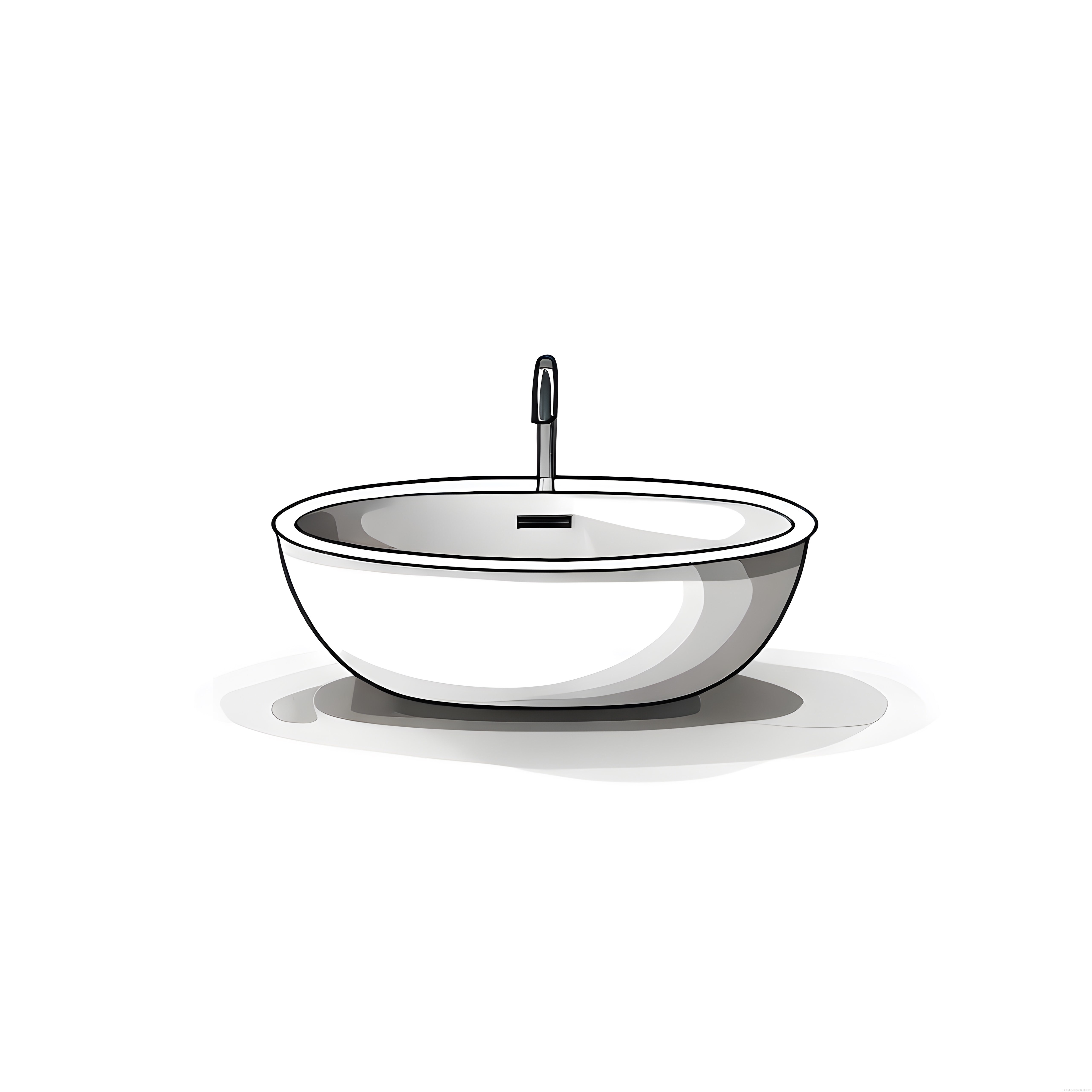 Modern banyolara zarafet katan minimalist oval lavabo ve krom musluk tasarımı