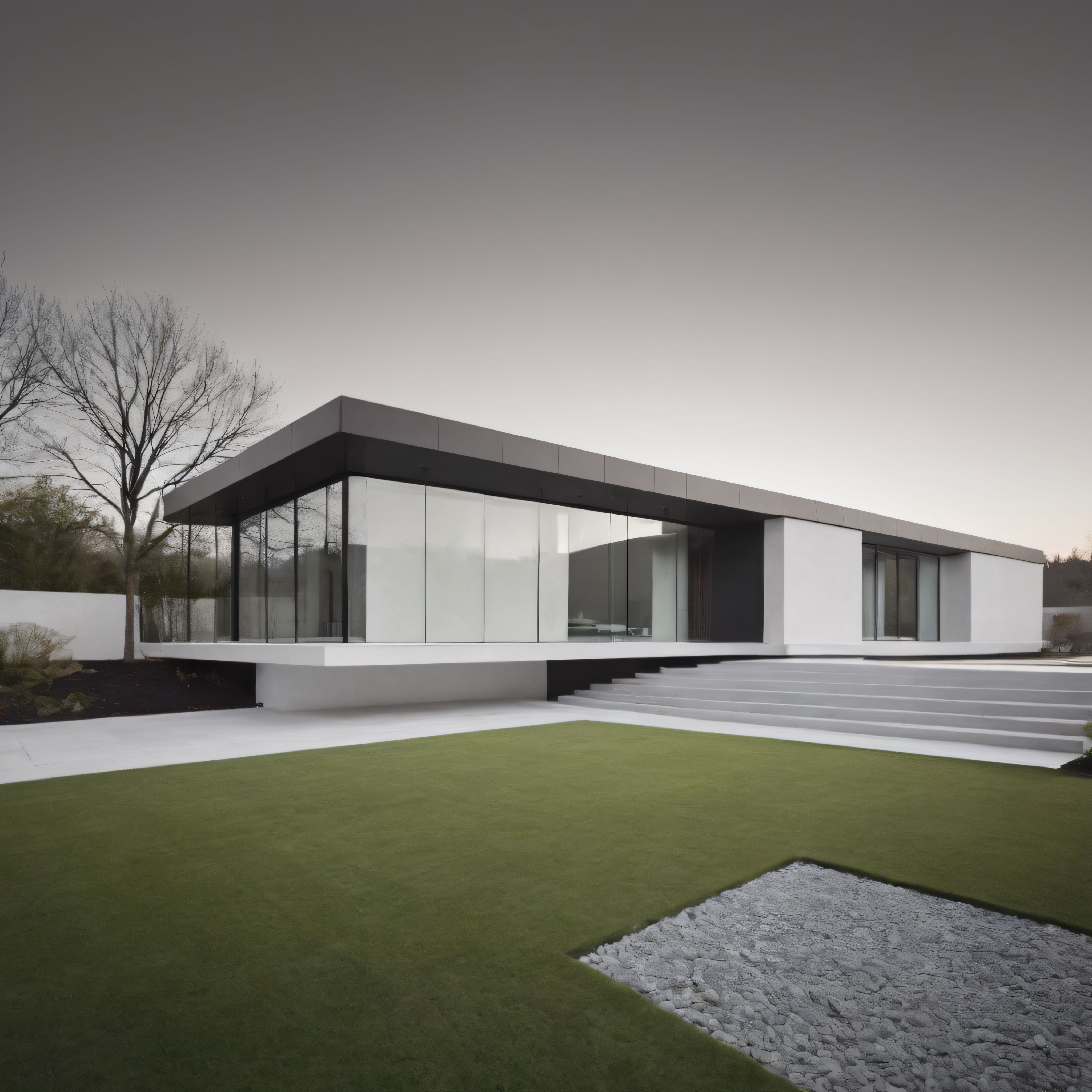 Modern Cam Villa Tasarımı: Minimalist Mimari ve Doğal Peyzaj Uyumu