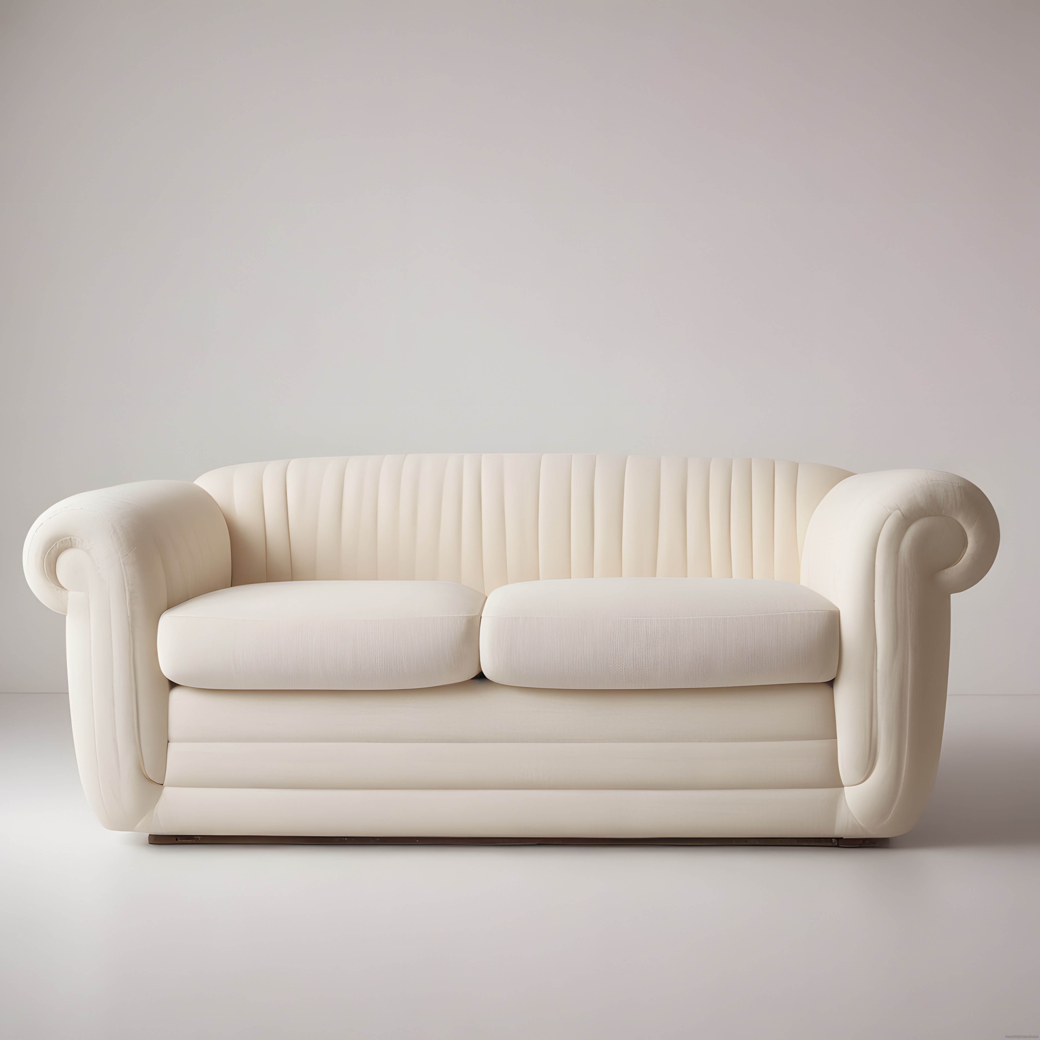 Modern Chesterfield İkili Kanepe: Krem Rengi Lüks Koltuk Tasarımı