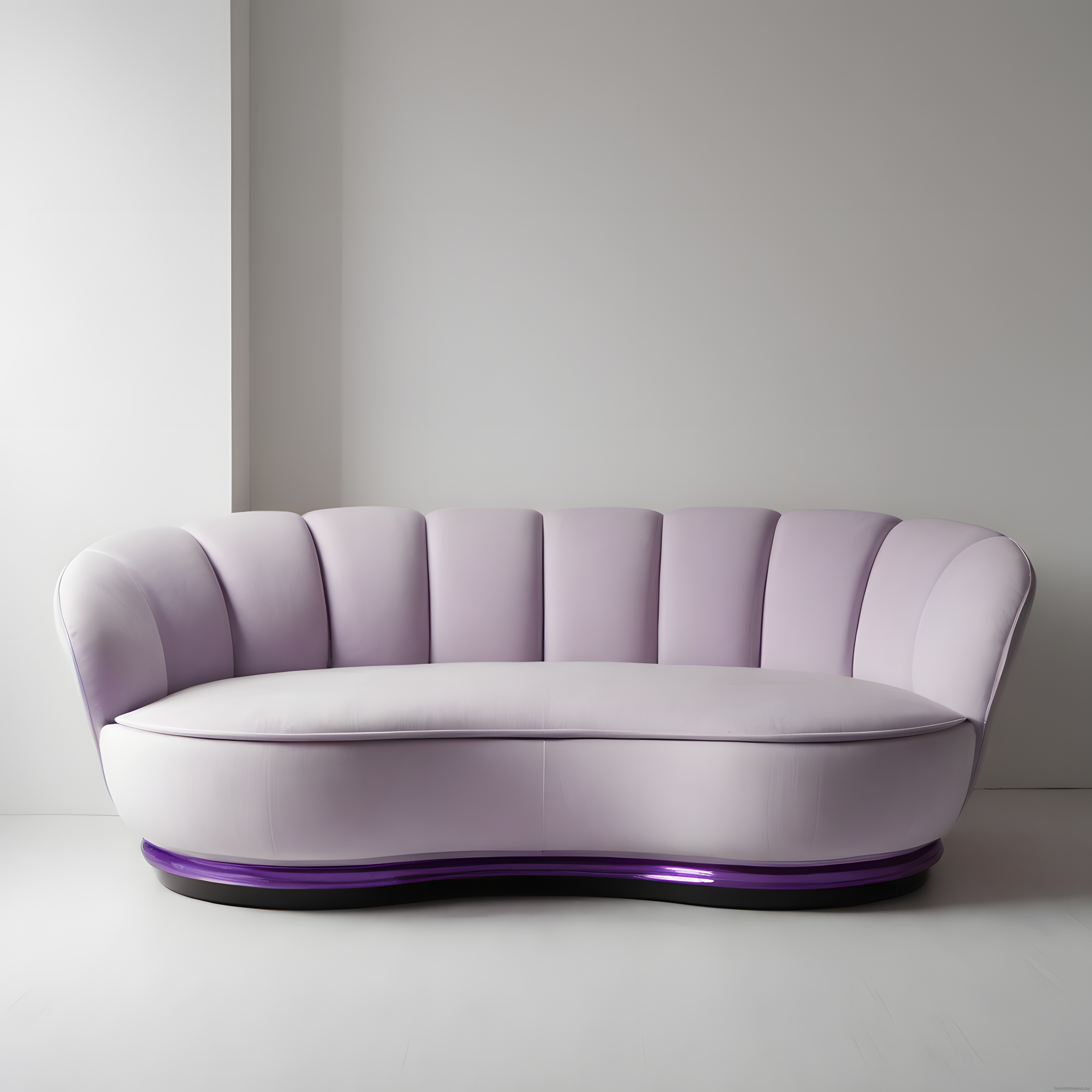 Modern lilac cristallo koltuk minimalist iç mekanda zarif ve konforlu tasarım