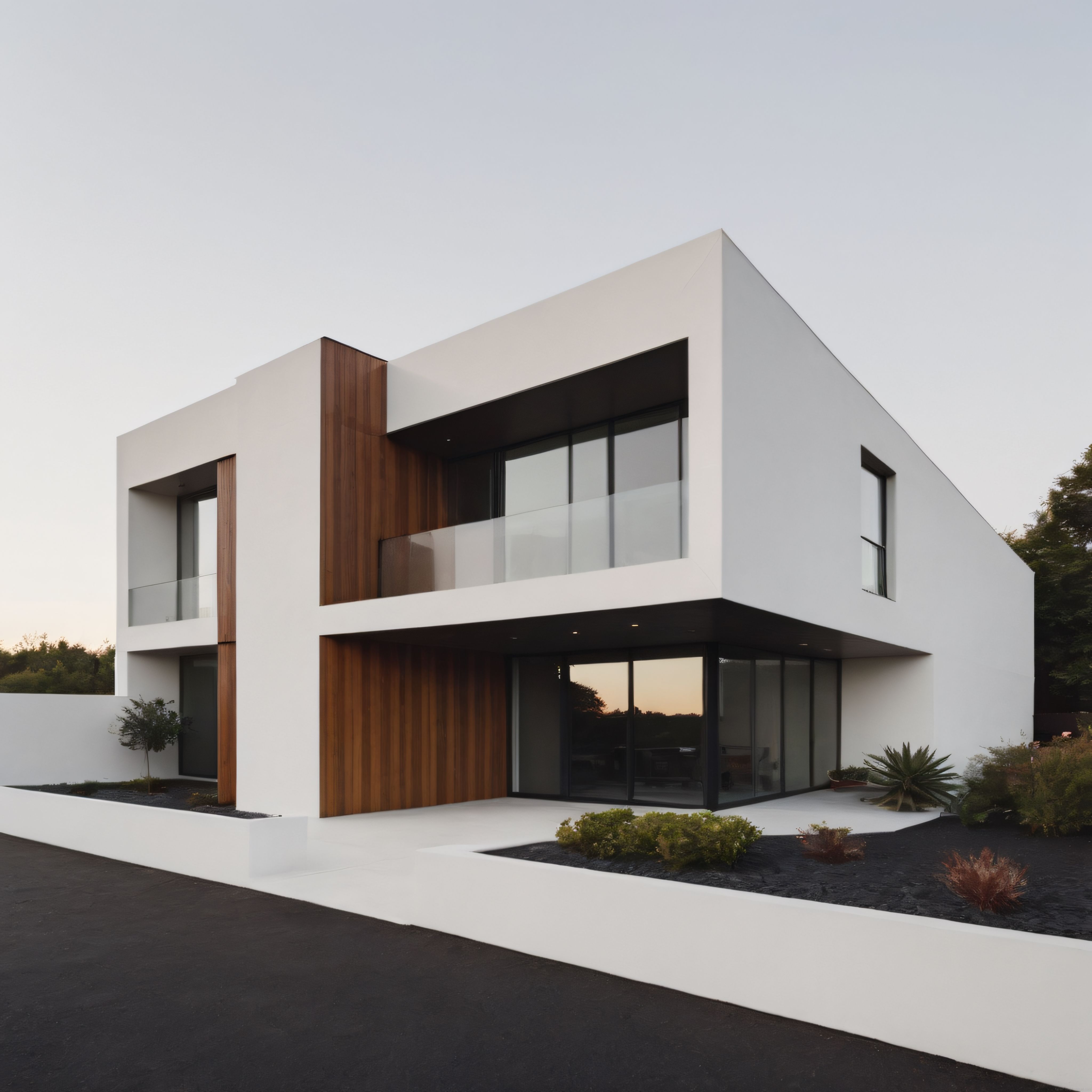 Modern Mimari ve Doğal Ahşap Detayların Buluştuğu Lüks Villa Tasarımı