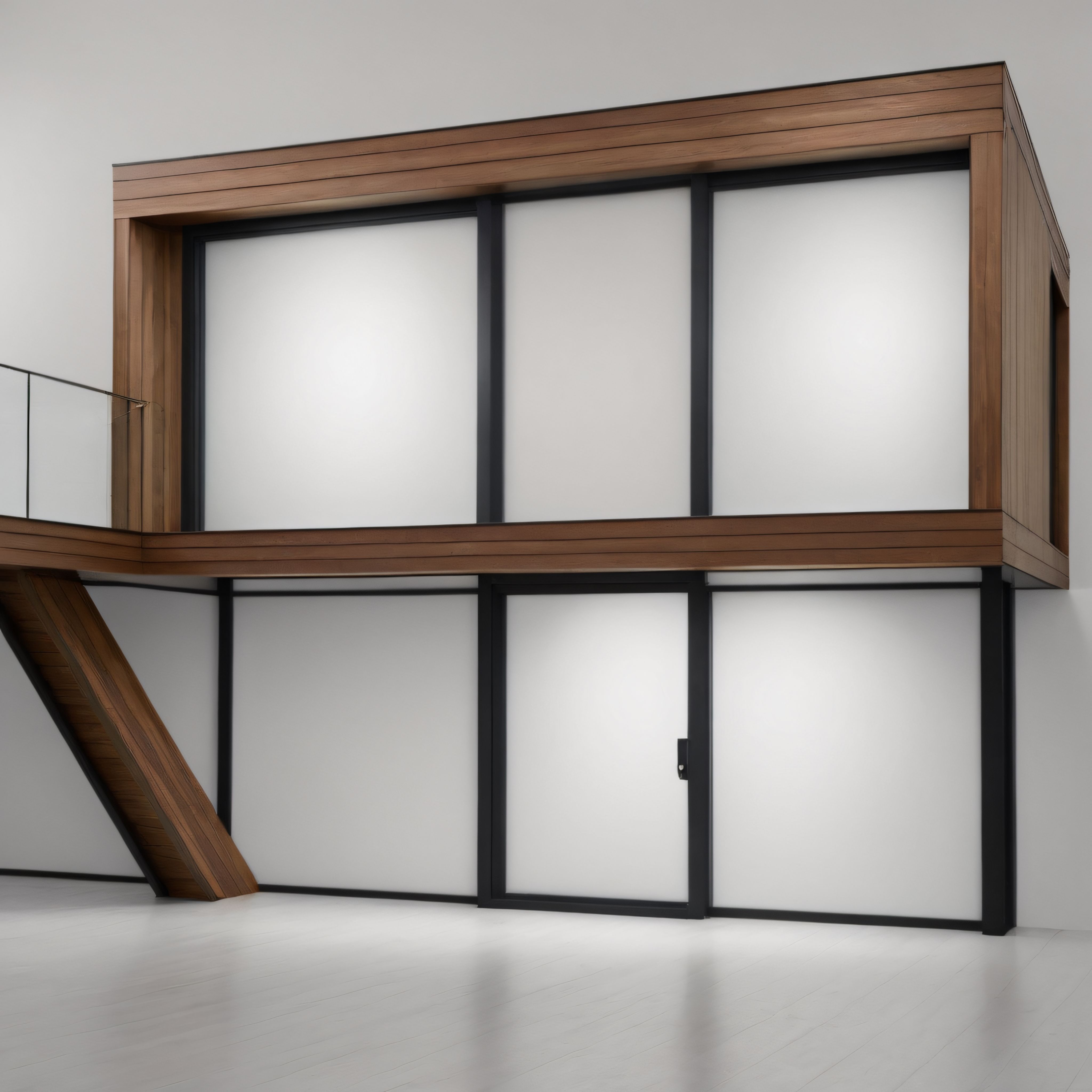 Modern Minimalist Mimari Tasarım: Ahşap Detaylı Modüler Cam Yapı Örneği