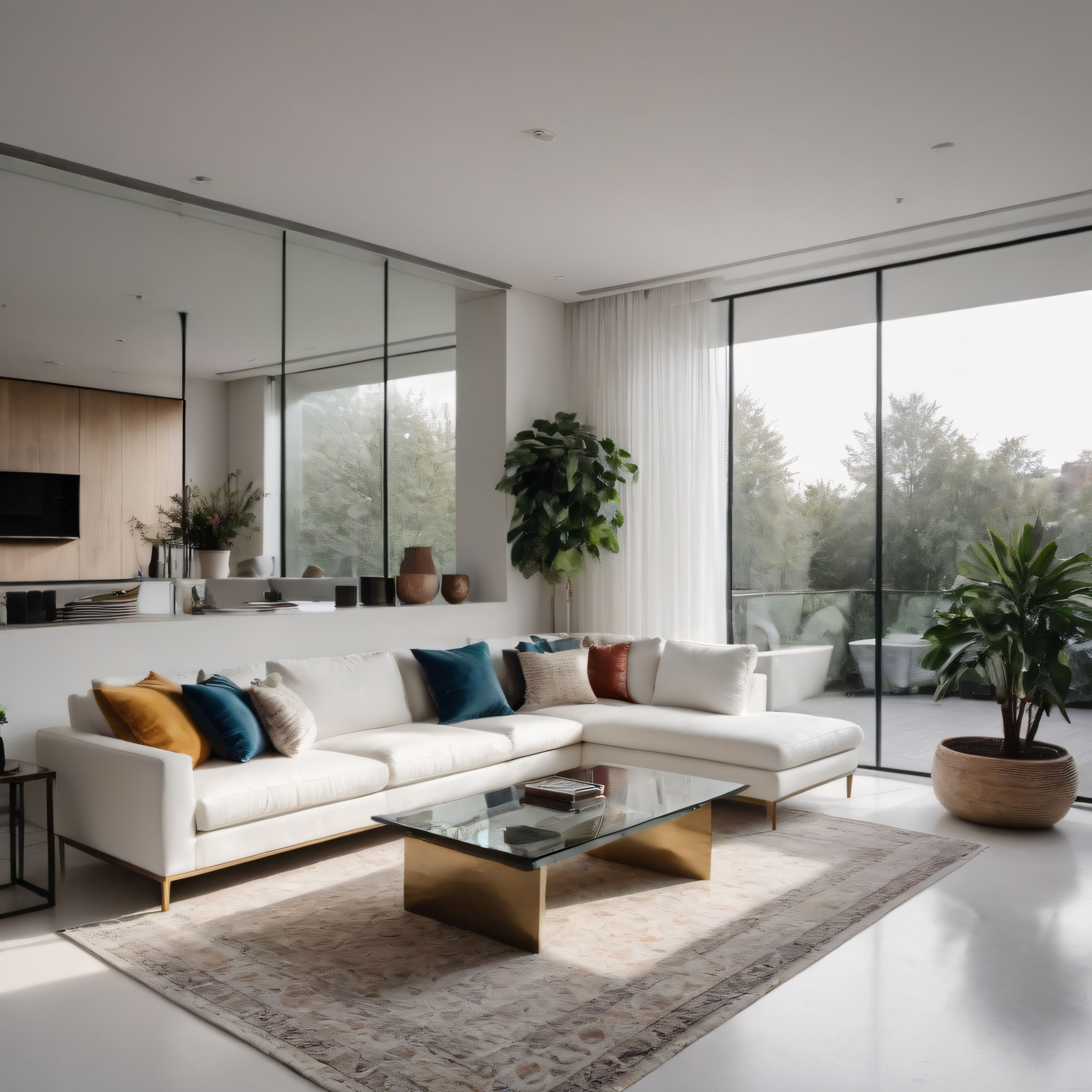 Modern ve Aydınlık Salon Dekorasyonu: Minimalist Detaylar ve Doğal Işık