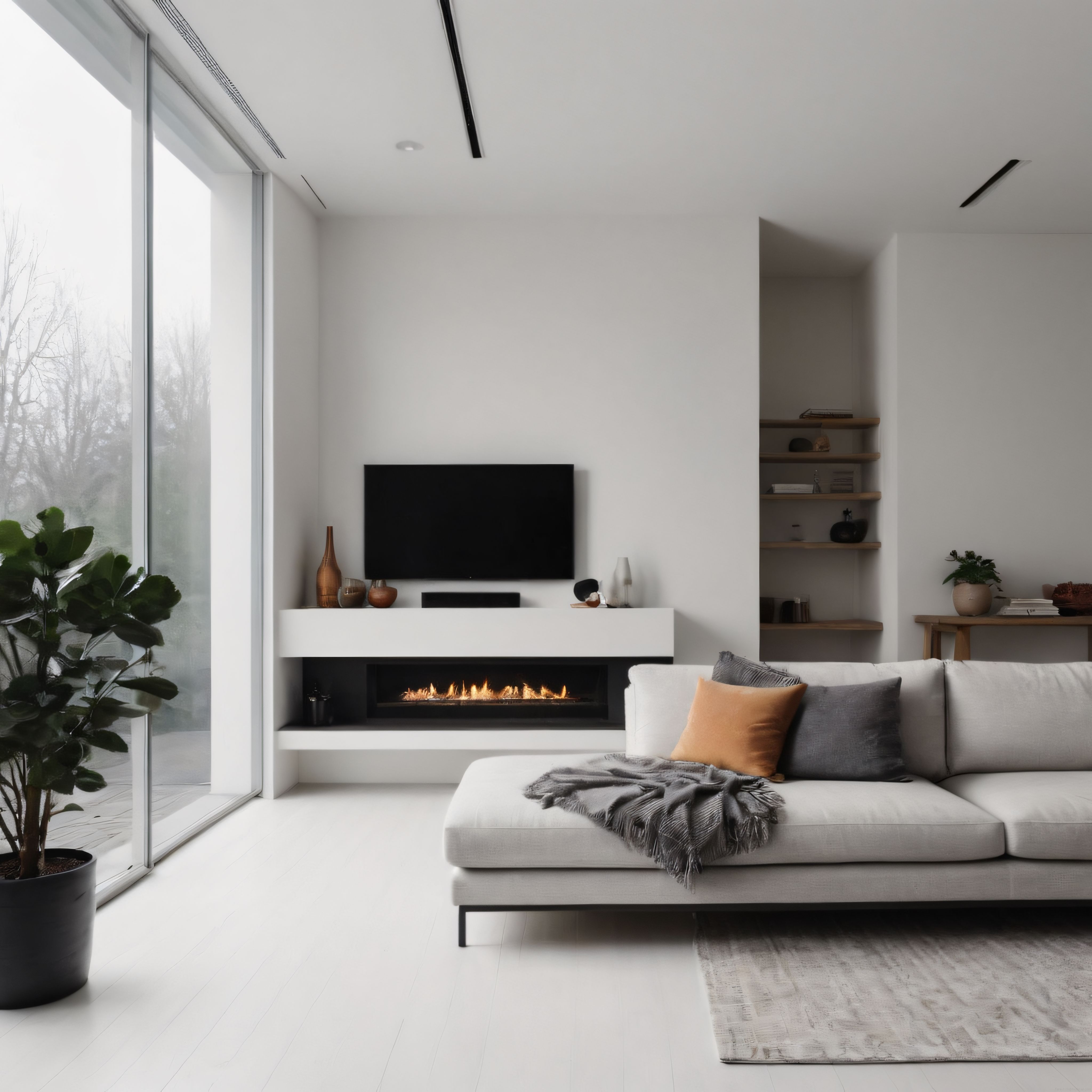 Modern ve Ferah Oturma Odası: Minimalist Dekorasyon ile Huzurlu Yaşam Alanı