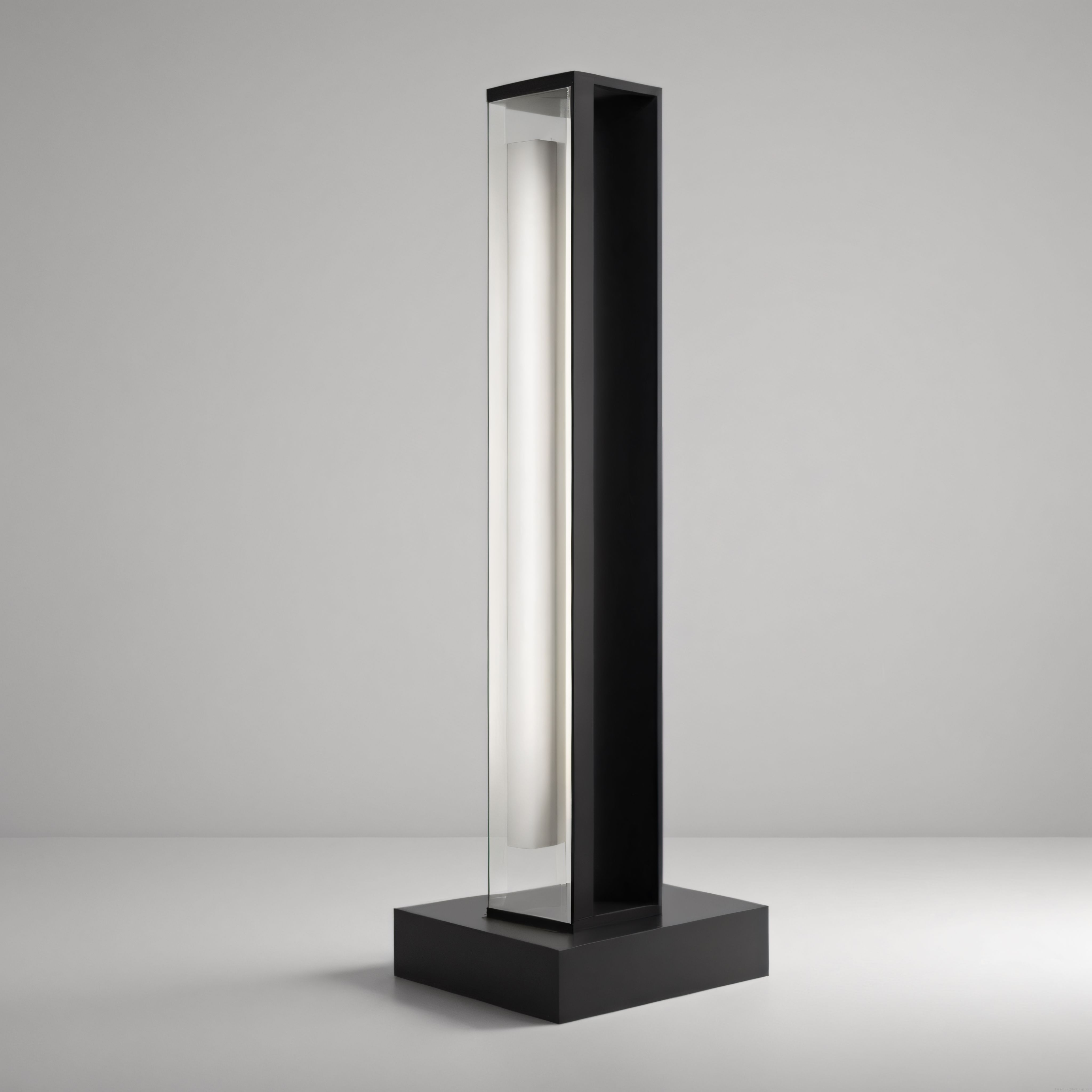 Modern ve Minimalist Prizma Zemin Lambası ile Şık İç Mekan Aydınlatması
