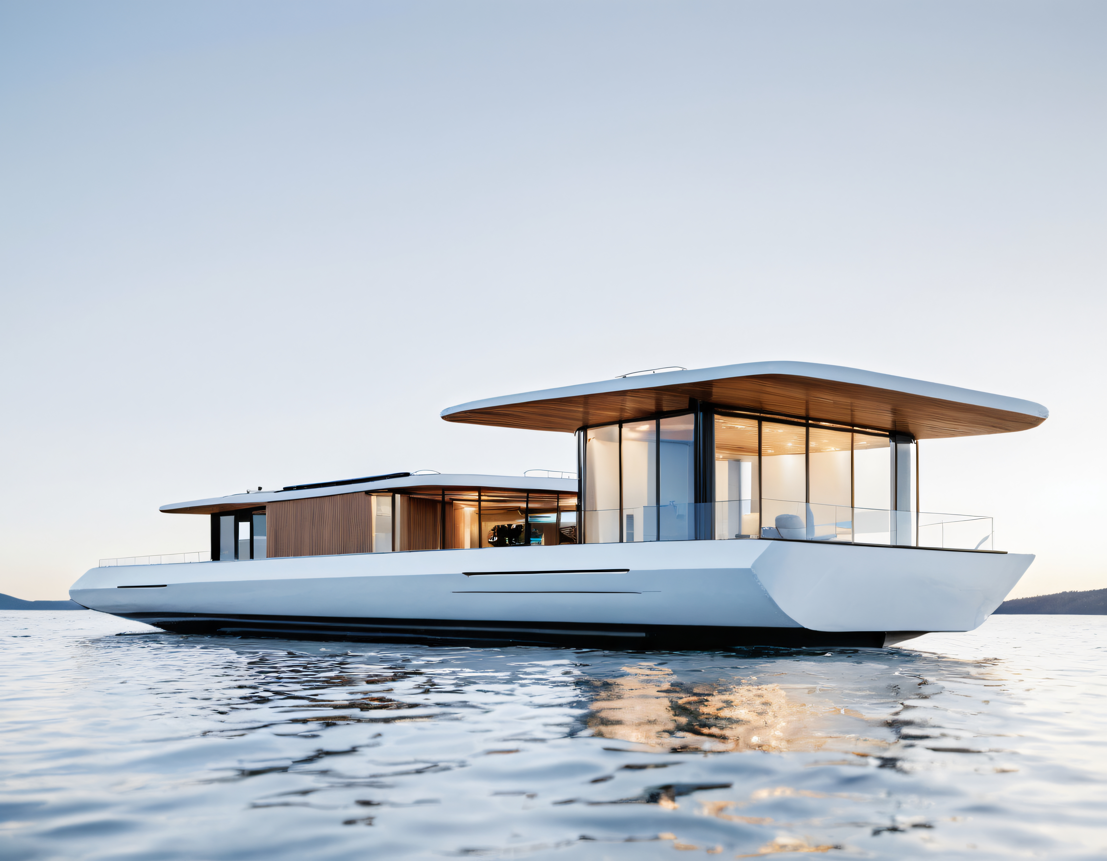 Modern Yüzen Lüks Ev: Sular Üzerindeki Minimalist Mimari Harikası