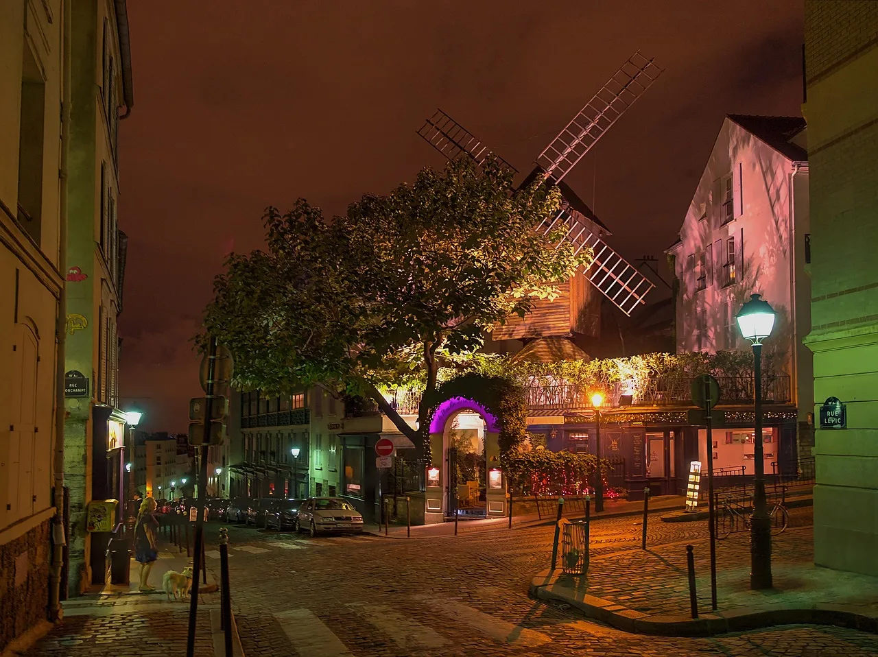 Montmartre manzarası - Paris akşam atmosferi