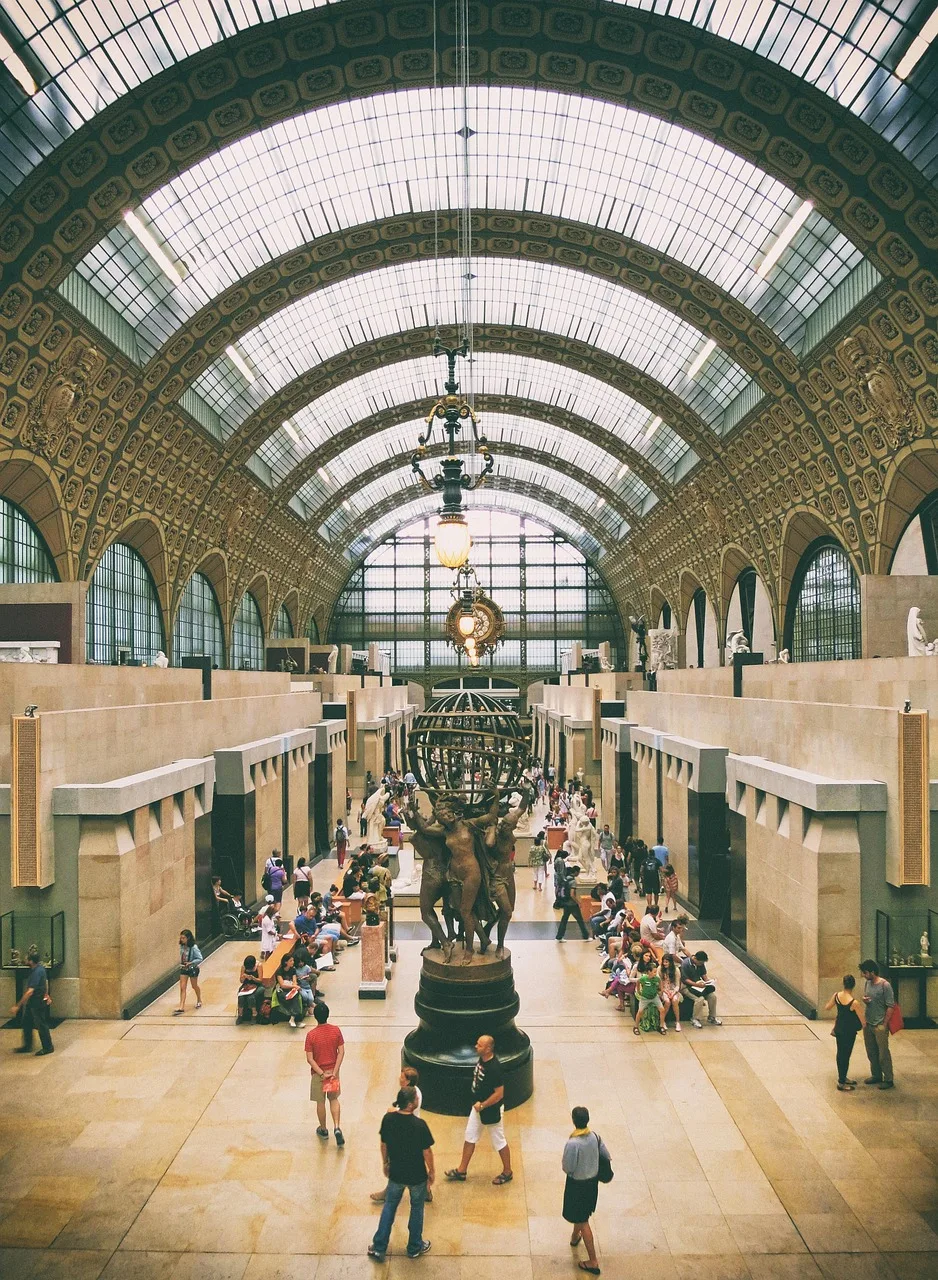 Musée d'Orsay müze binası Paris tarihi mimari fotoğrafı