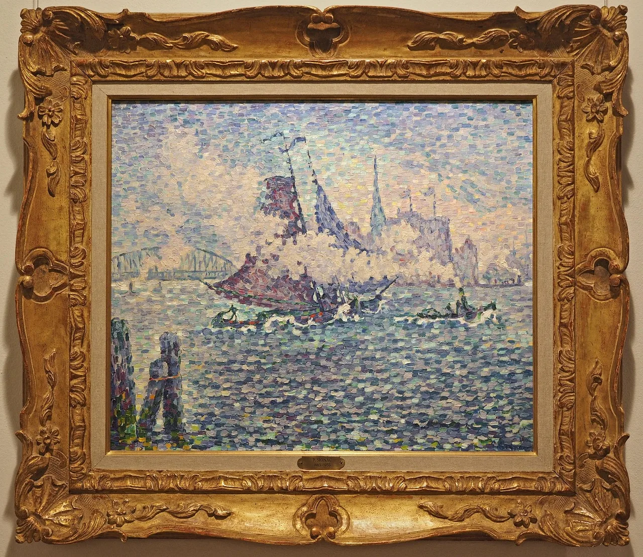 Müze içi tablo sergisi - modern sanat