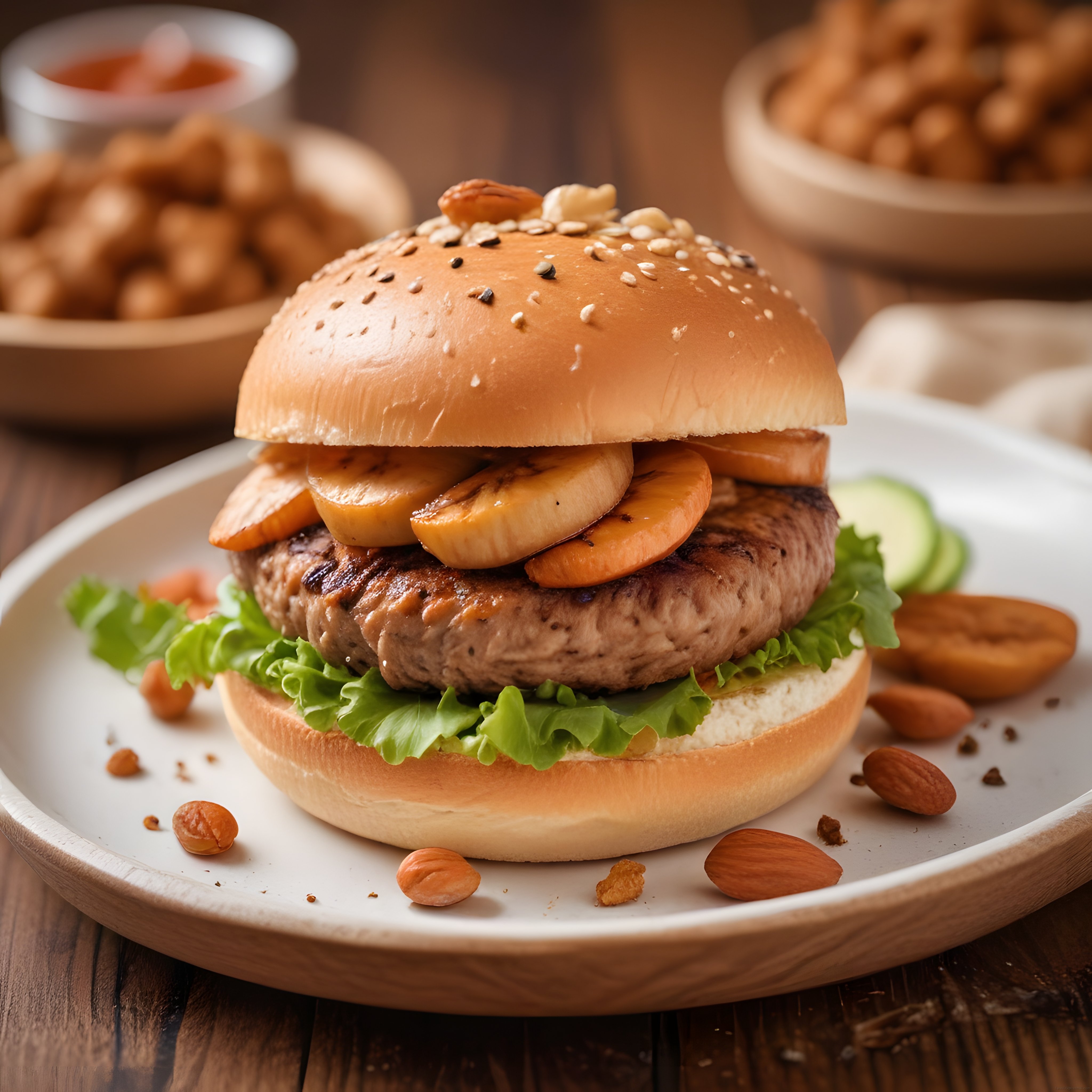 Muzlu ve Kuru Yemişli Gourmet Hamburger: Ev Yapımı Izgara Köfte Tarifi