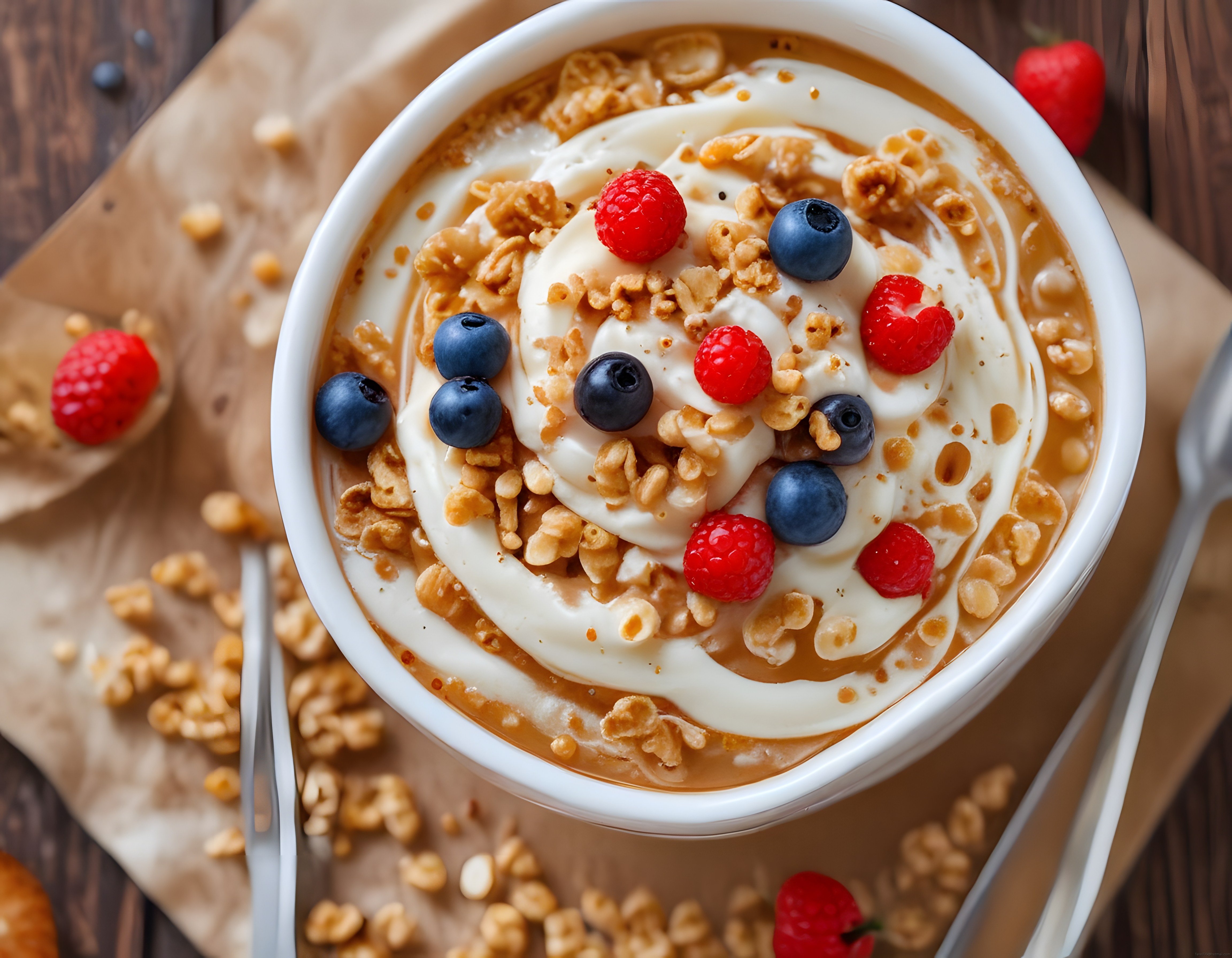 Muzlu Yaban Mersinli Ahududulu Smoothie Bowl ile Besleyici Kahvaltı